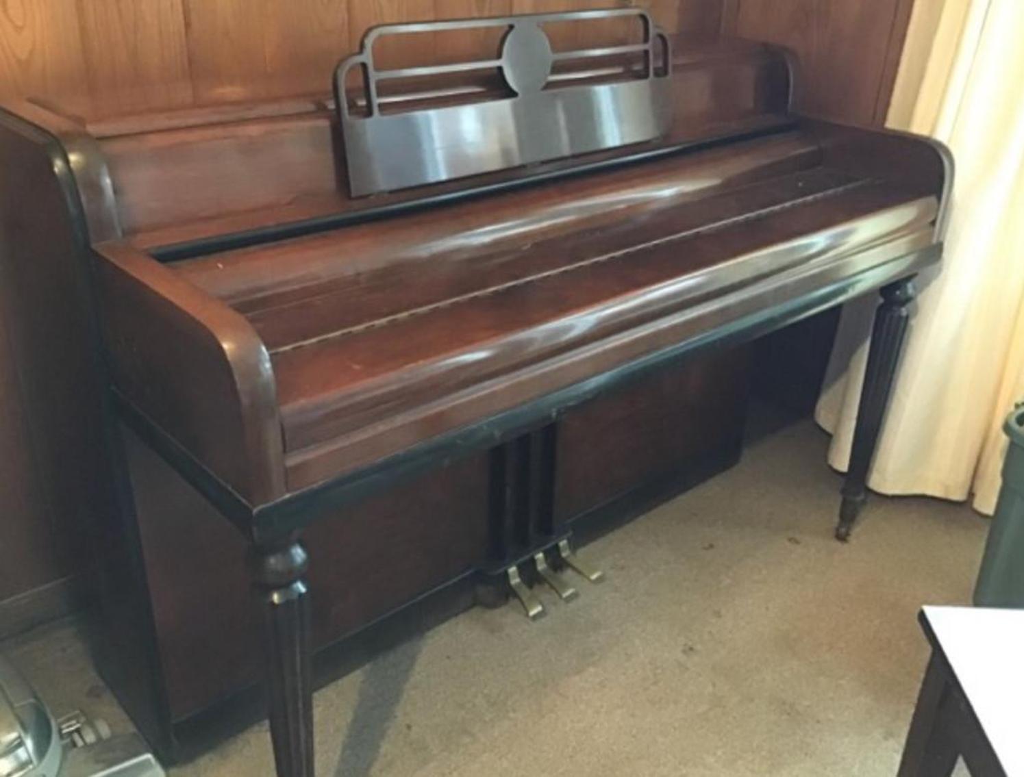 Image for Wurlitzer Piano With Bench And Sheet Music