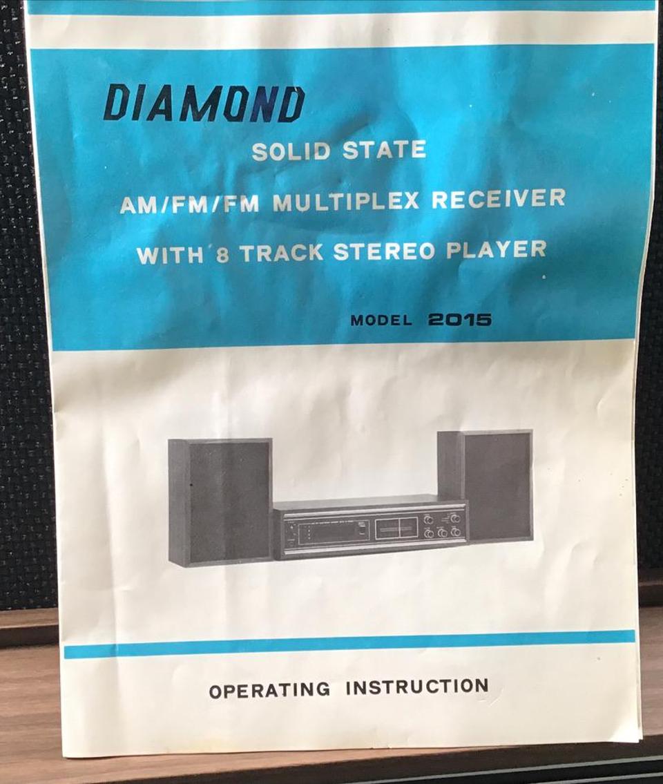 Image for Diamond Solid State Am/Fm Multiplex Receiver With 8 Track