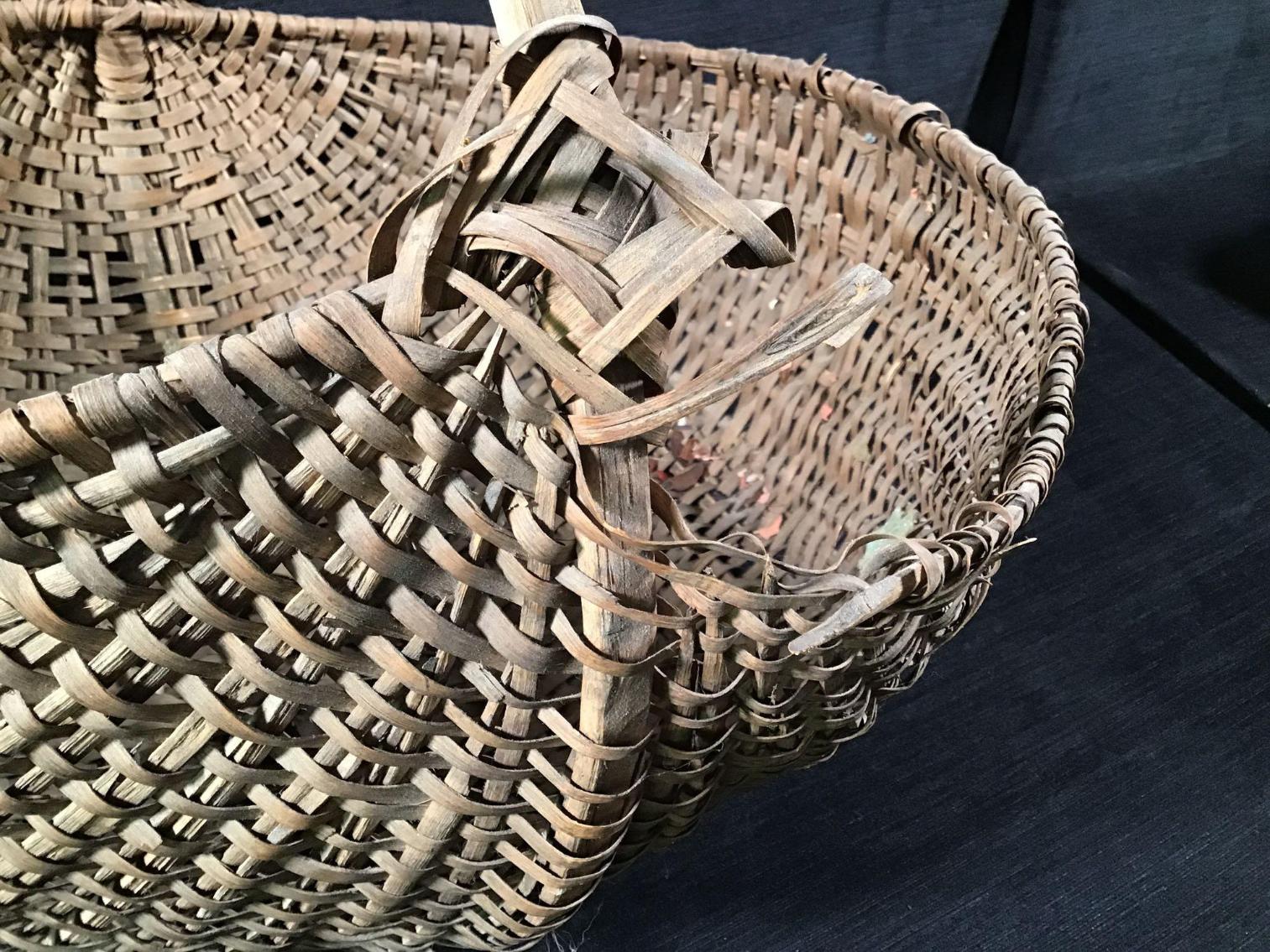 Image for Antique Basket with Pine Cones