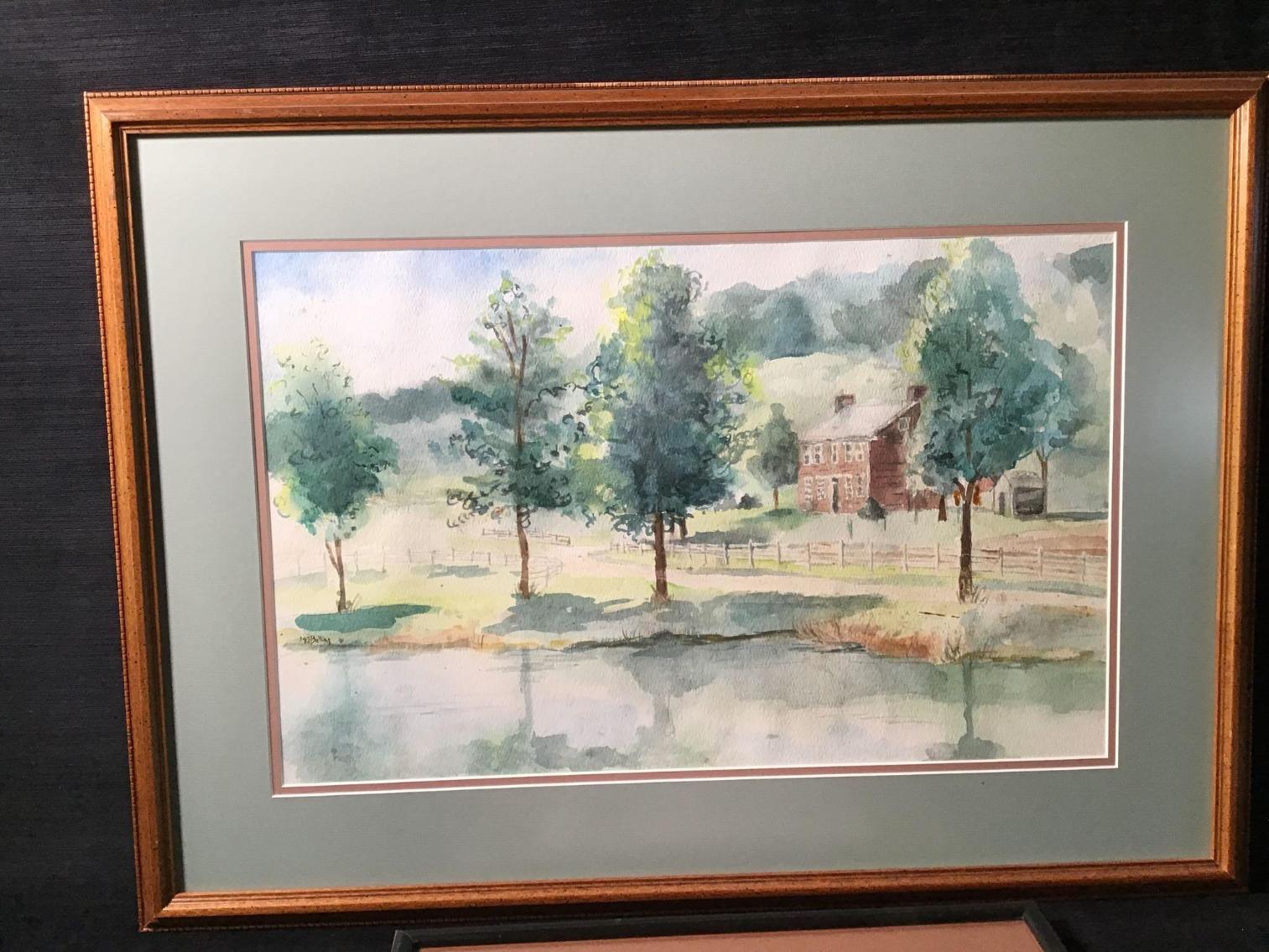 Image for Water Color and Print of Marion College