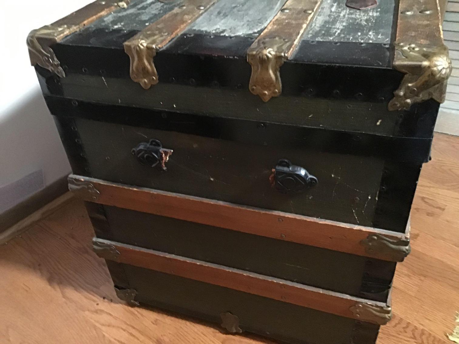 Image for Antique Trunk and Christmas Decorations