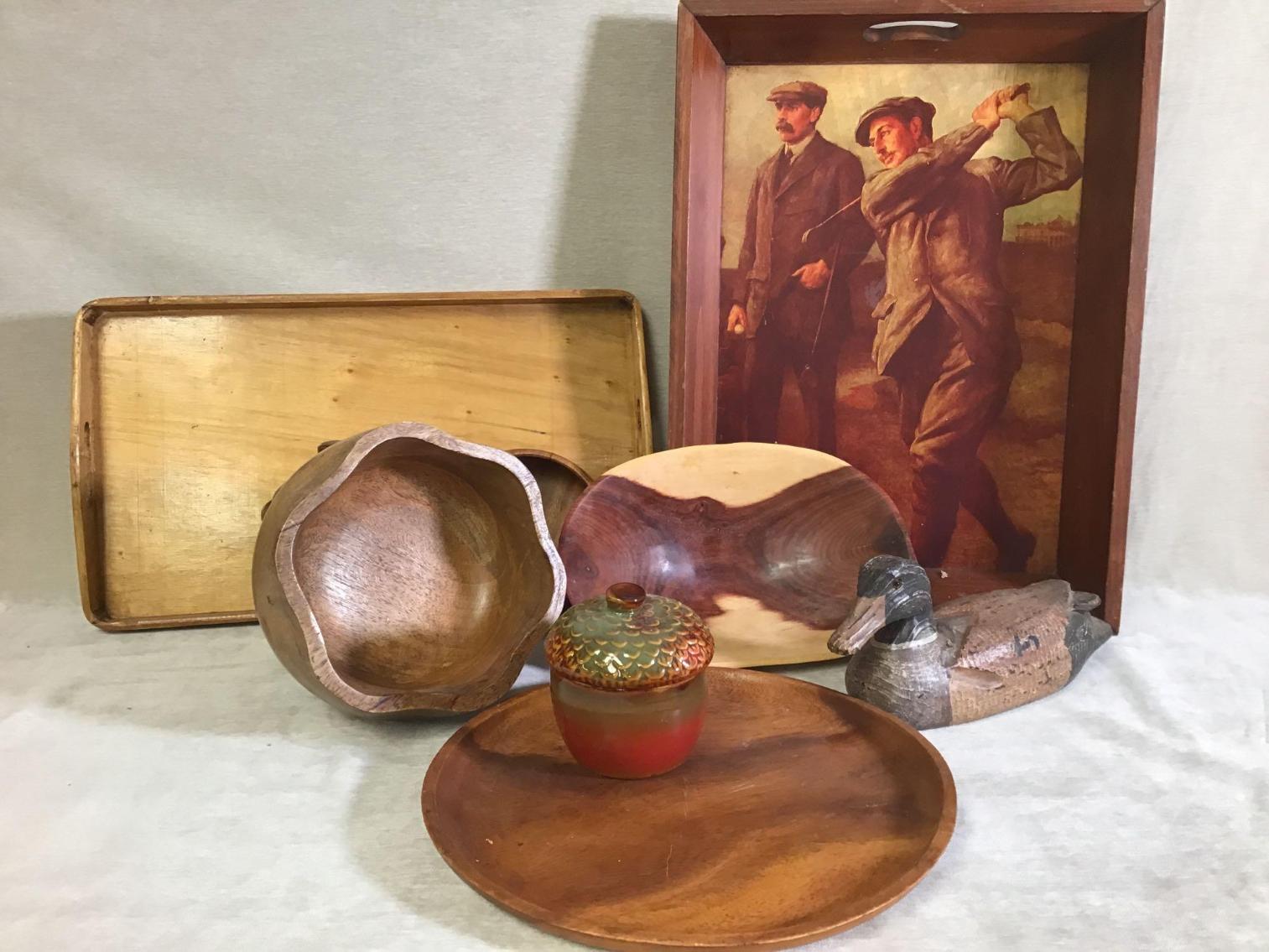 Image for Wood and Ceramics Lot