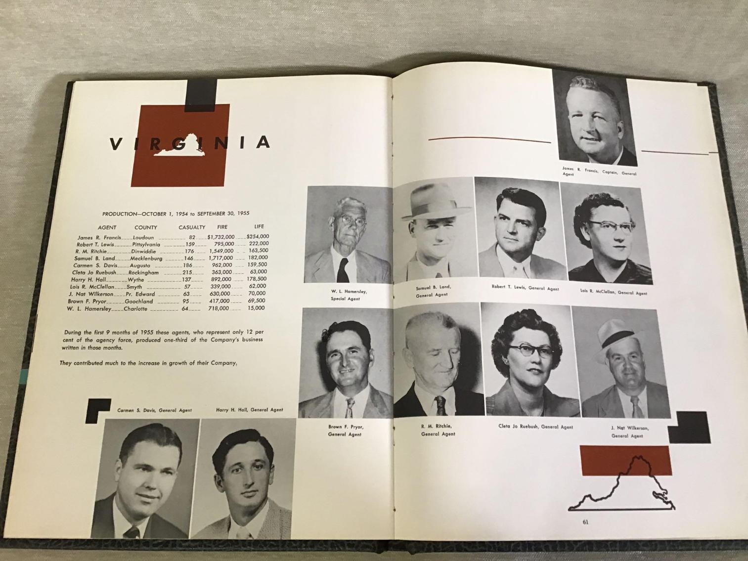 Image for Annual of Top Farm Bureau Agents 1955