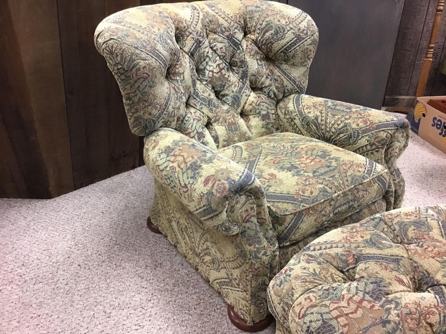 Image for Recliner and Ottoman