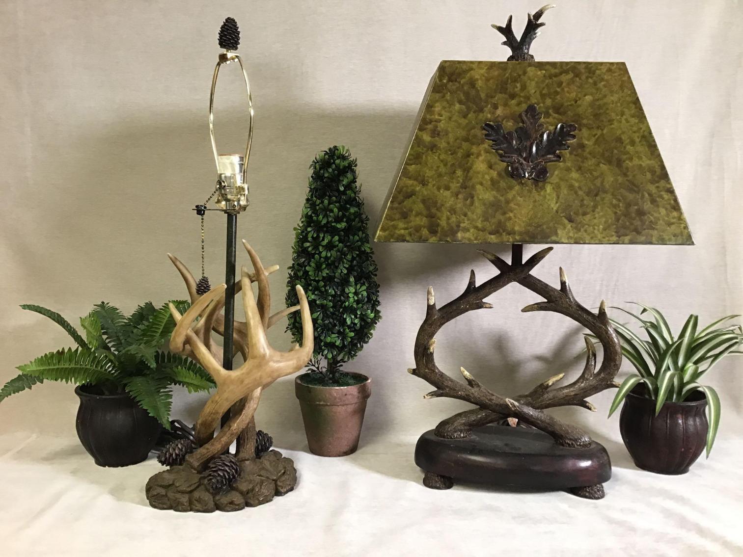 Image for Faux Antler lamps and Decor Items