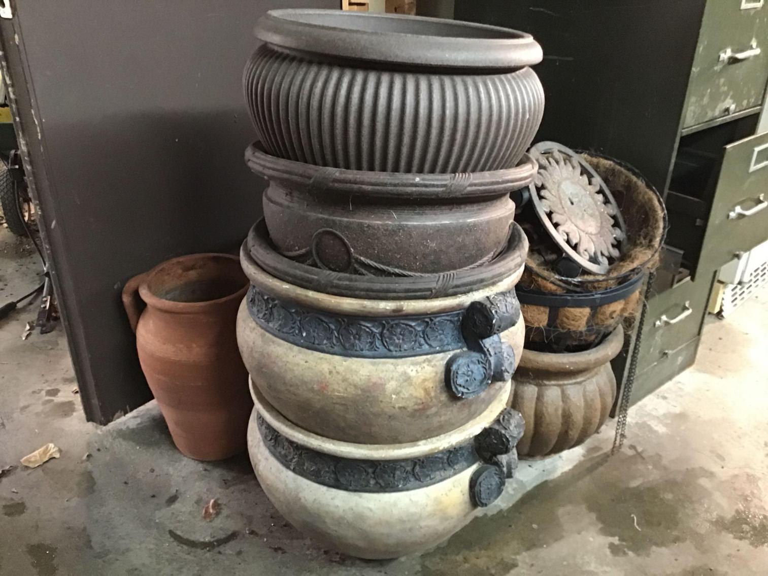 Image for Large lot of Planters and Decorative Pots
