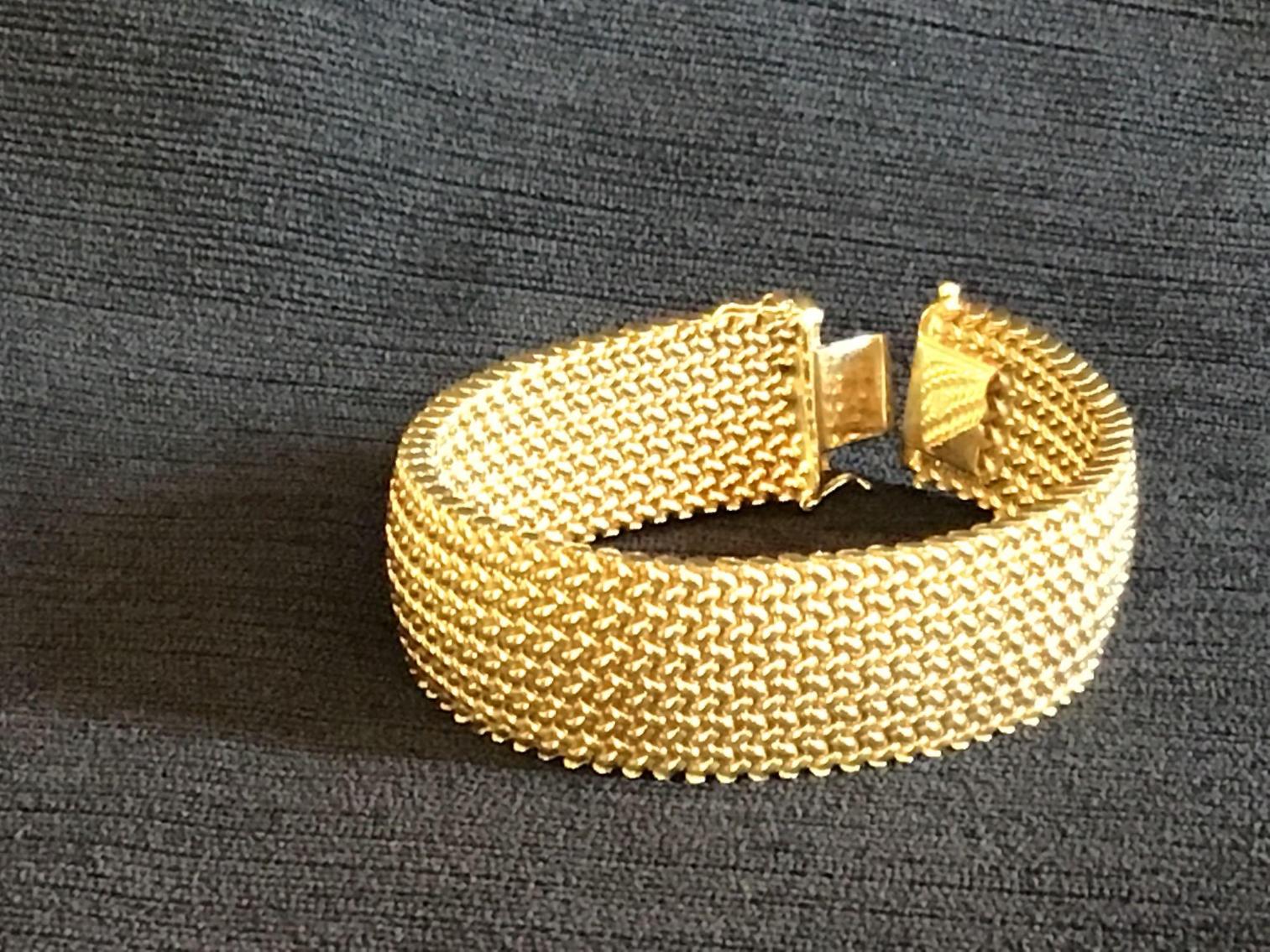 Image for 14 Kt Gold Mesh Bracelet