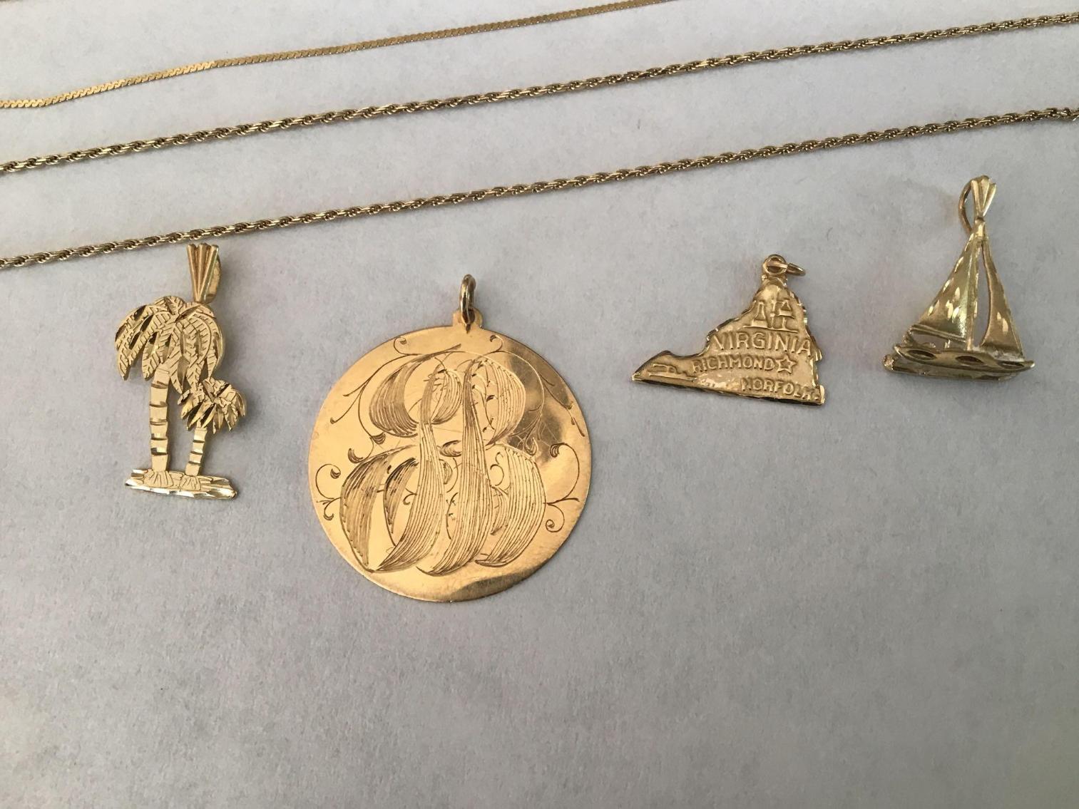 Image for 14 karat Gold Necklaces and Charms