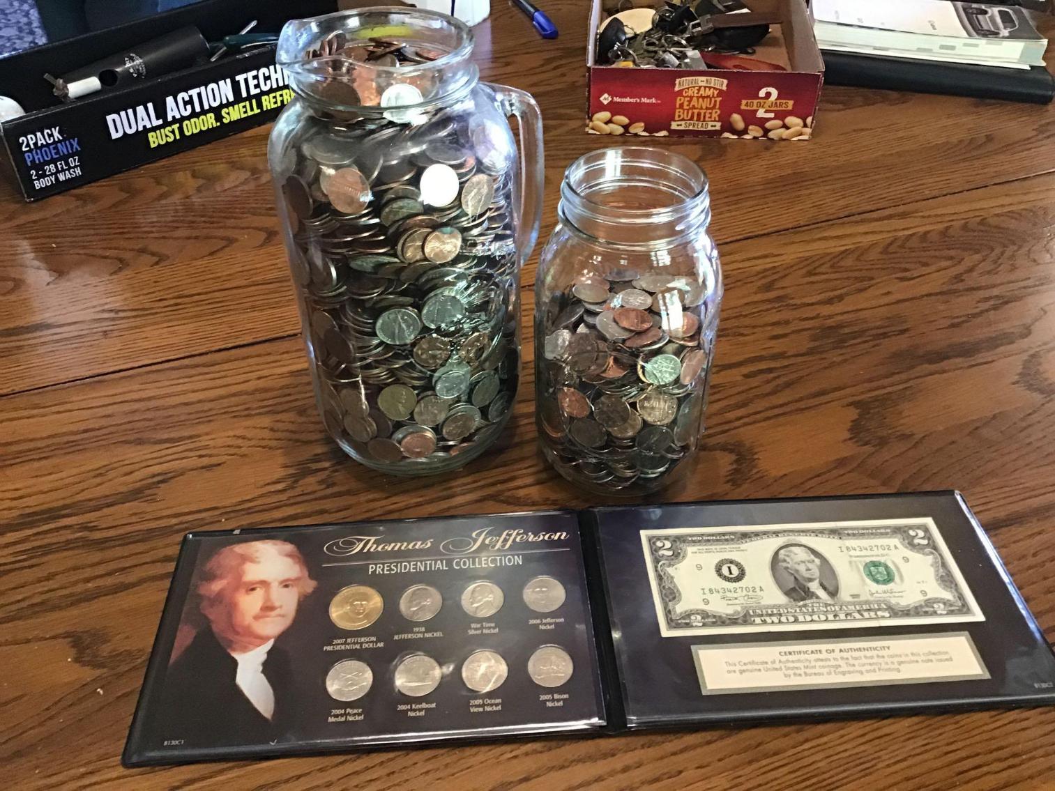 Image for Coins and Thomas Jefferson Presidential Coin Collector's Set 