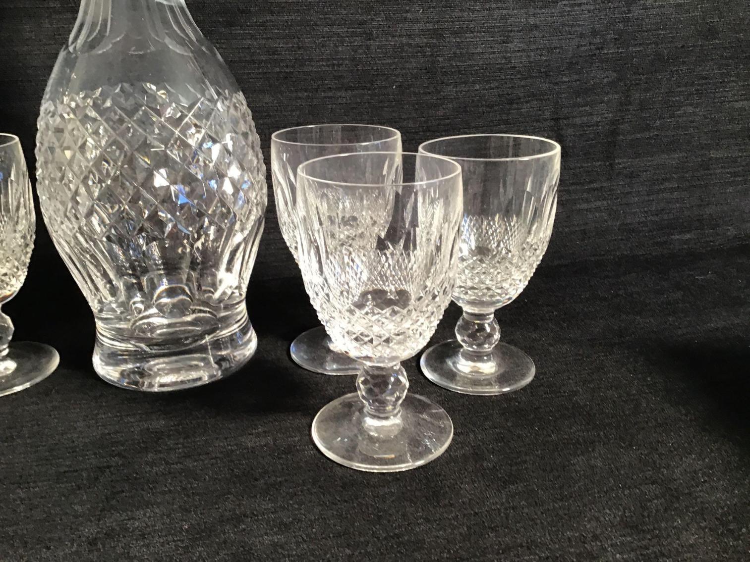 Image for Waterford “Colleen” Decanter and & stems