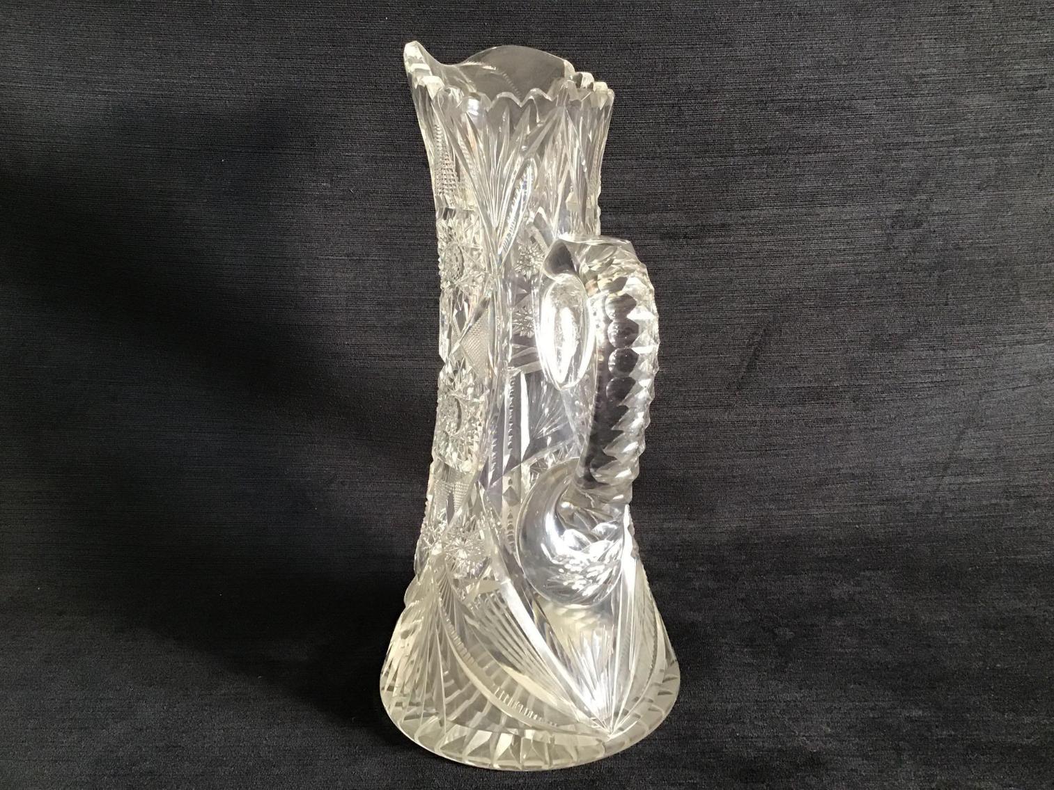 Image for Libbey Brilliant Period Cut Crystal Pitcher