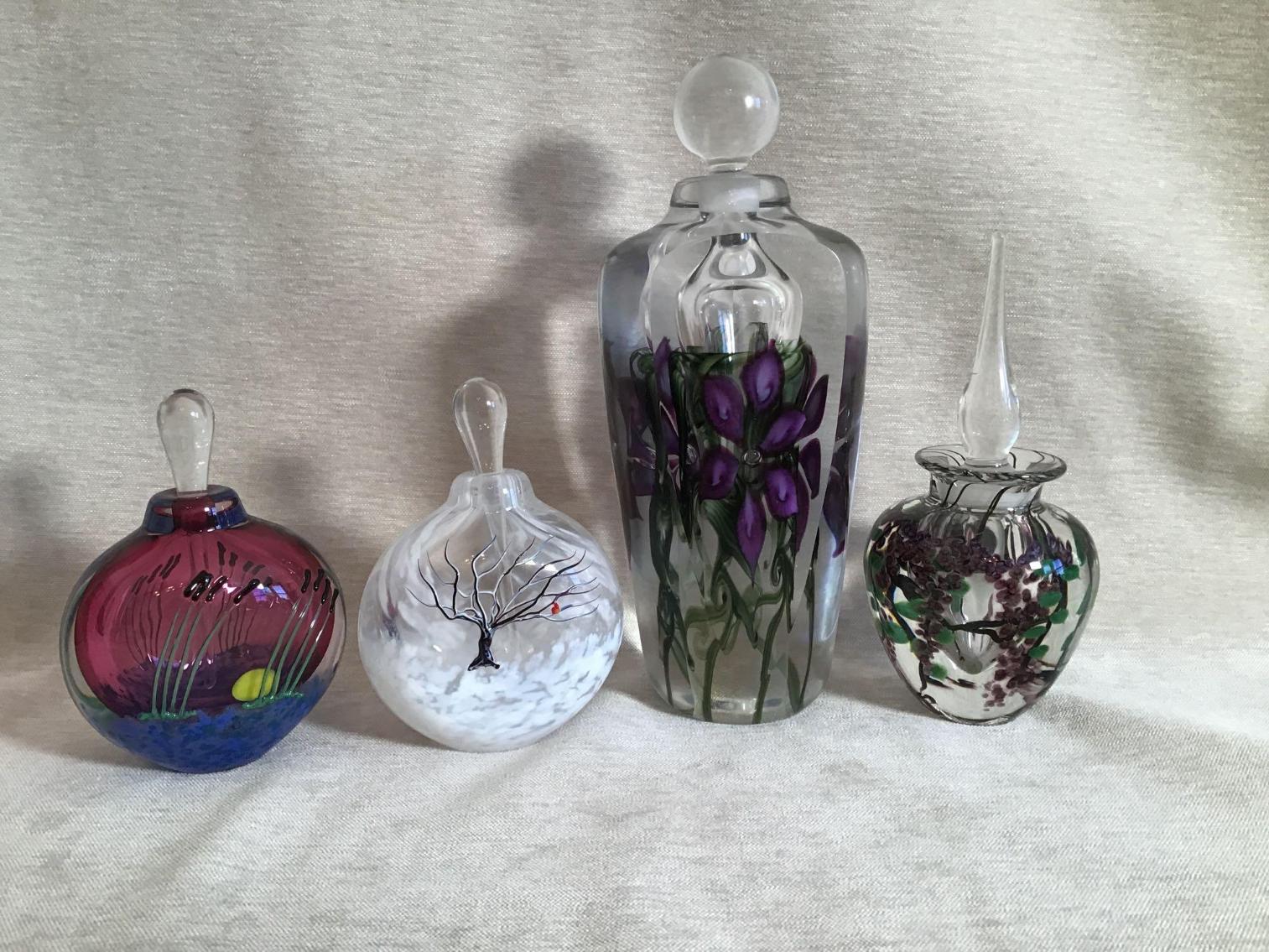 Image for VanDermark Art Glass Perfume Bottles
