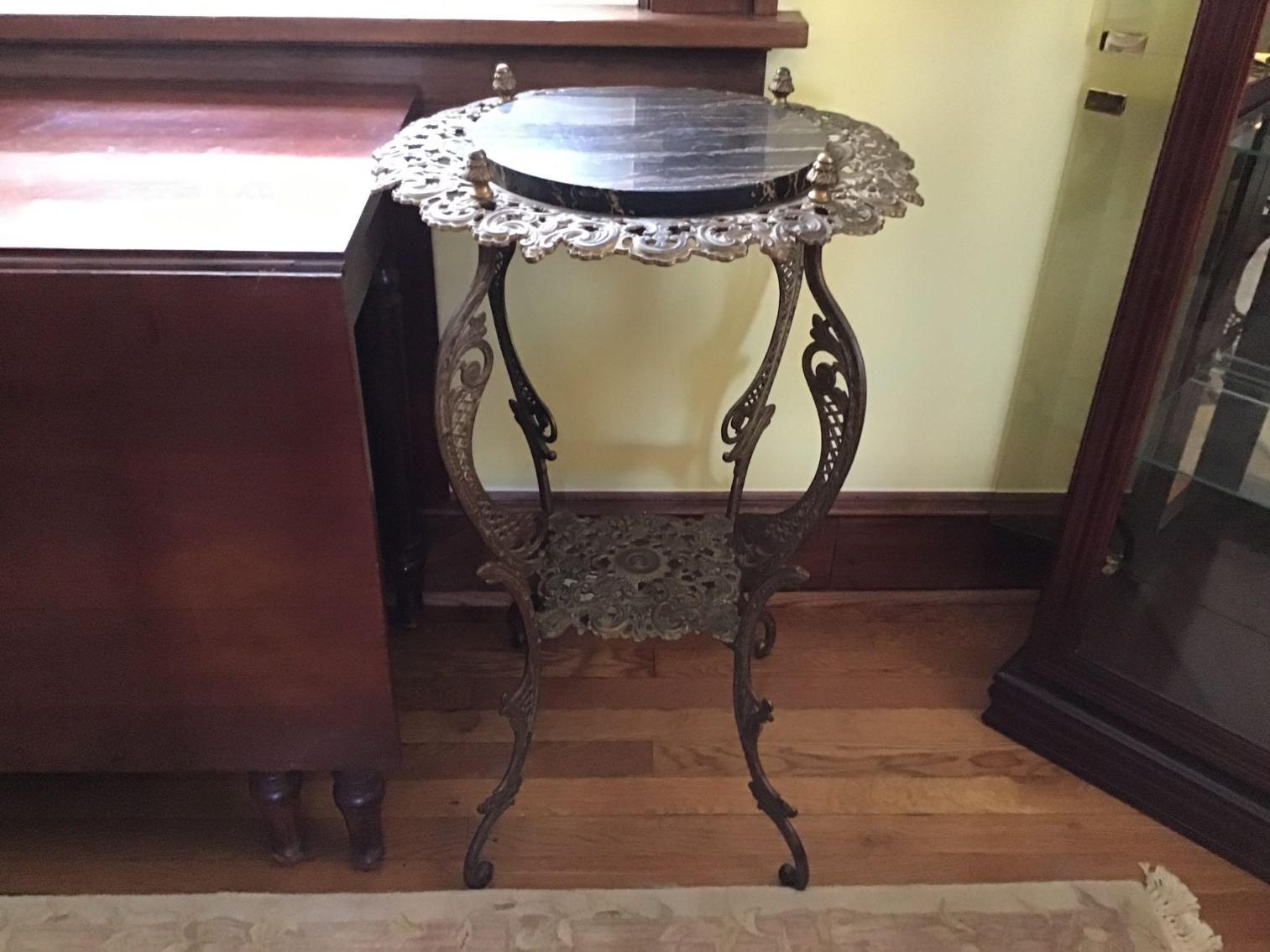 Image for Victorian Brass Plant Stand