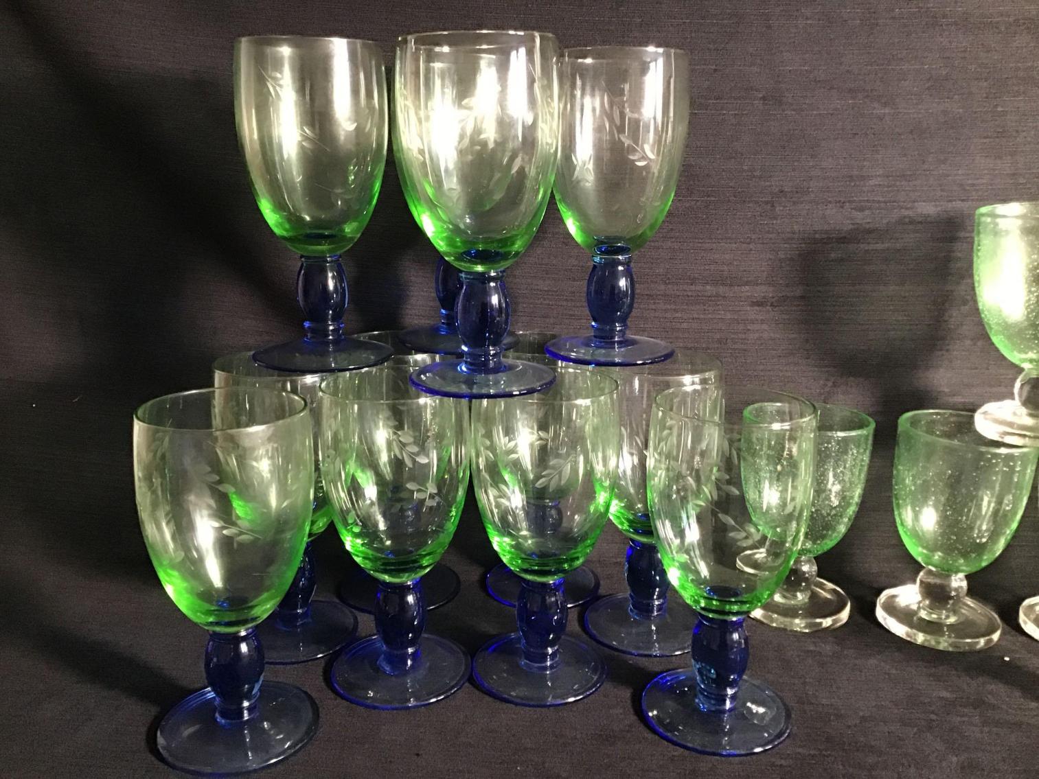 Image for Green and Blue Stemware