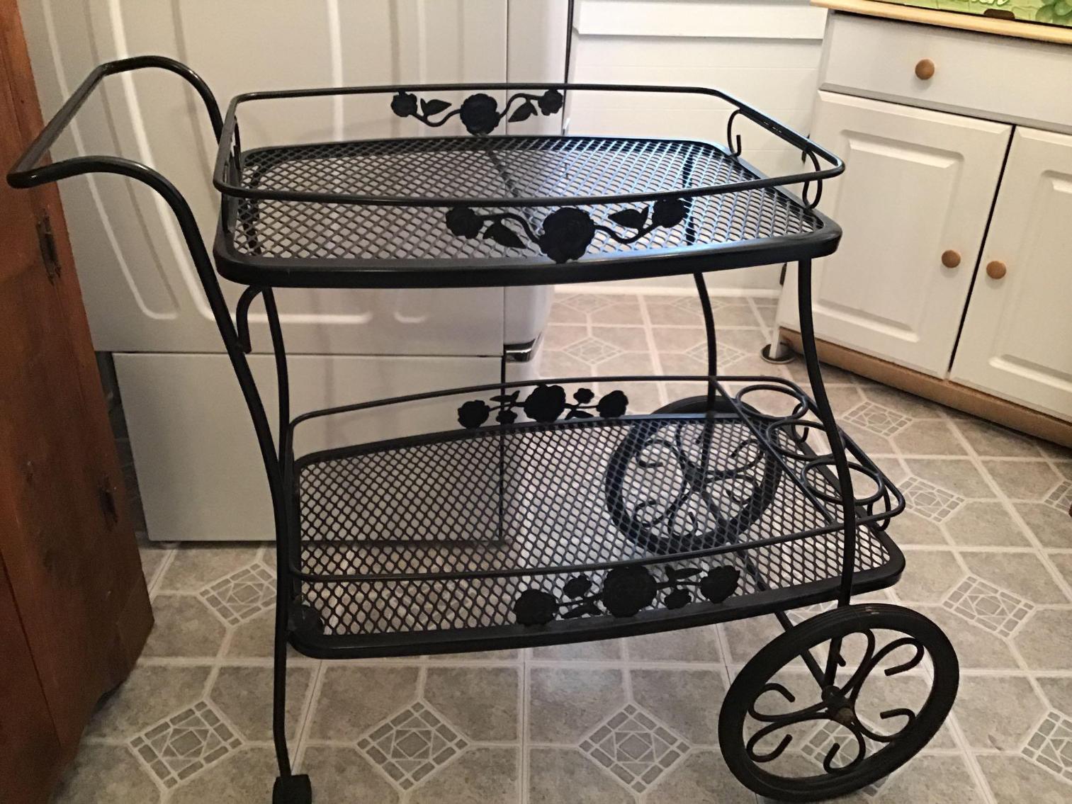 Image for Wrought Iron Tea Cart