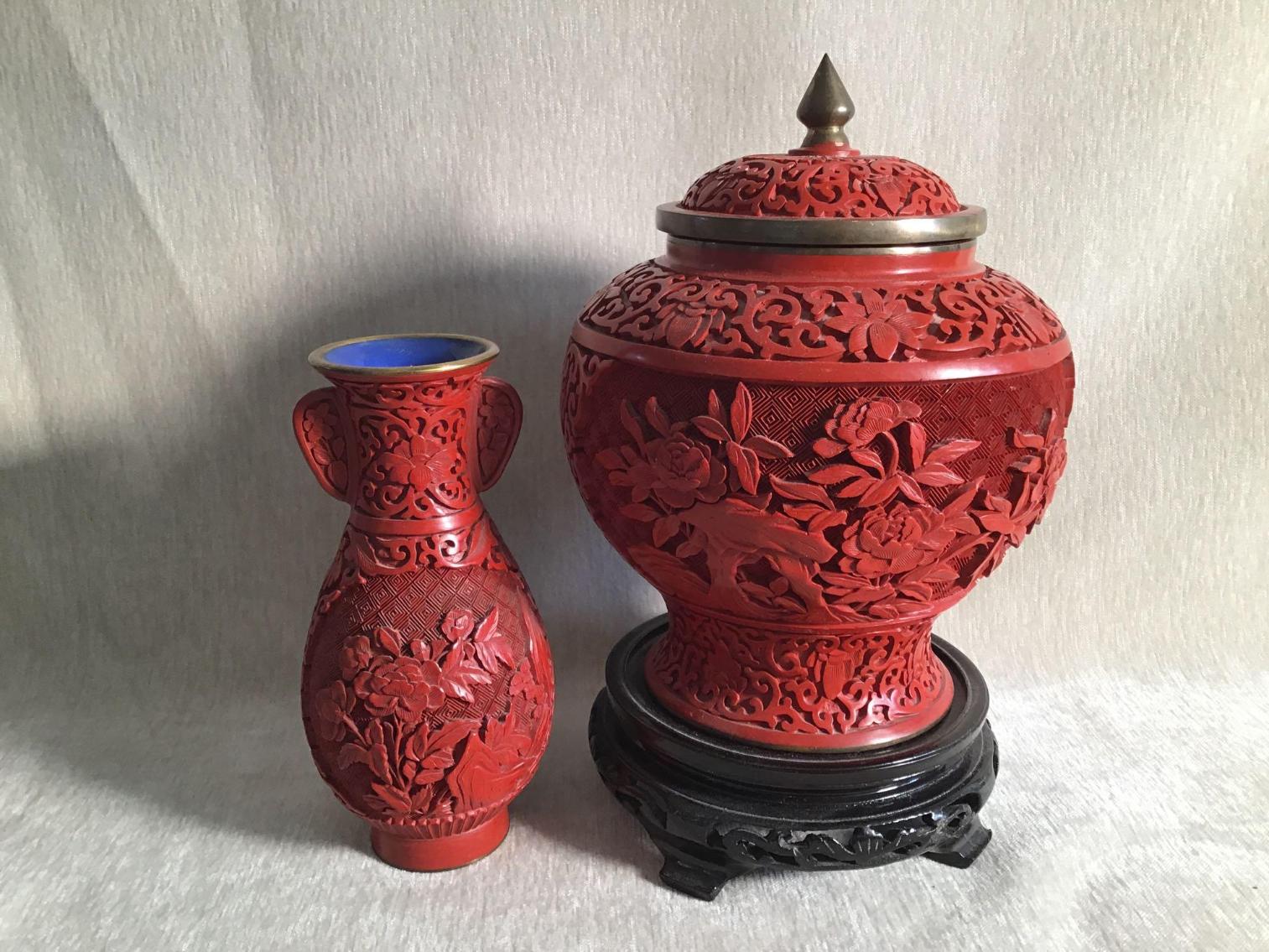 Image for Cinnabar Ginger Jar and Vase 