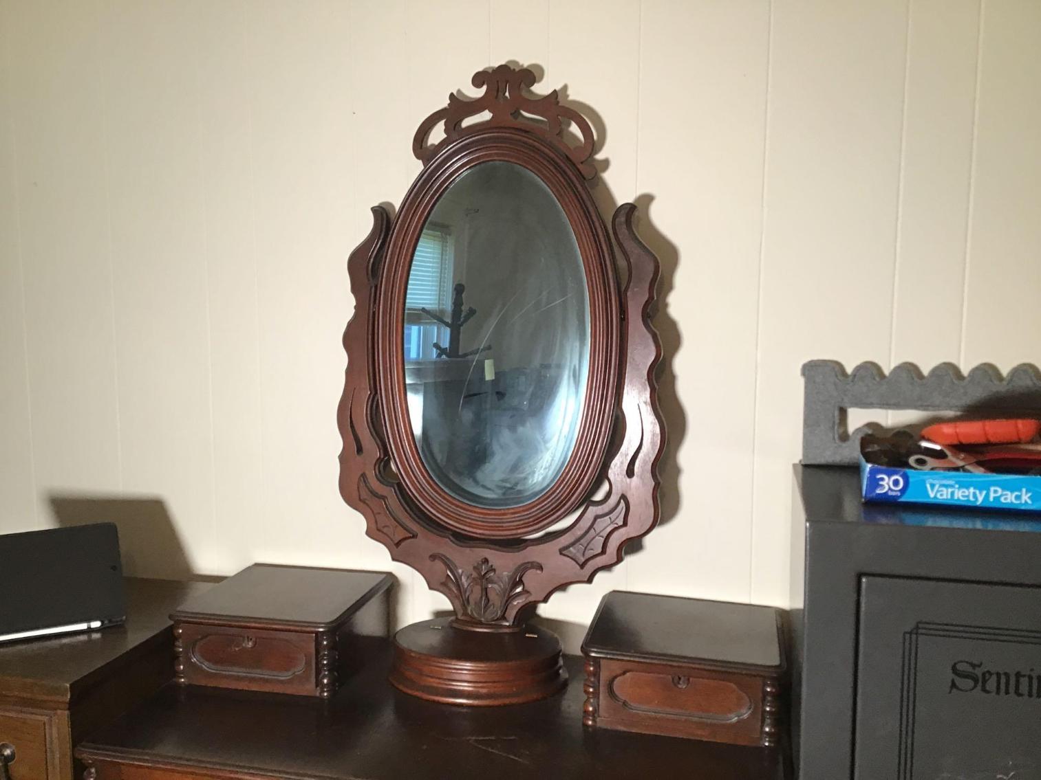 Image for Victorian chest with Mirror