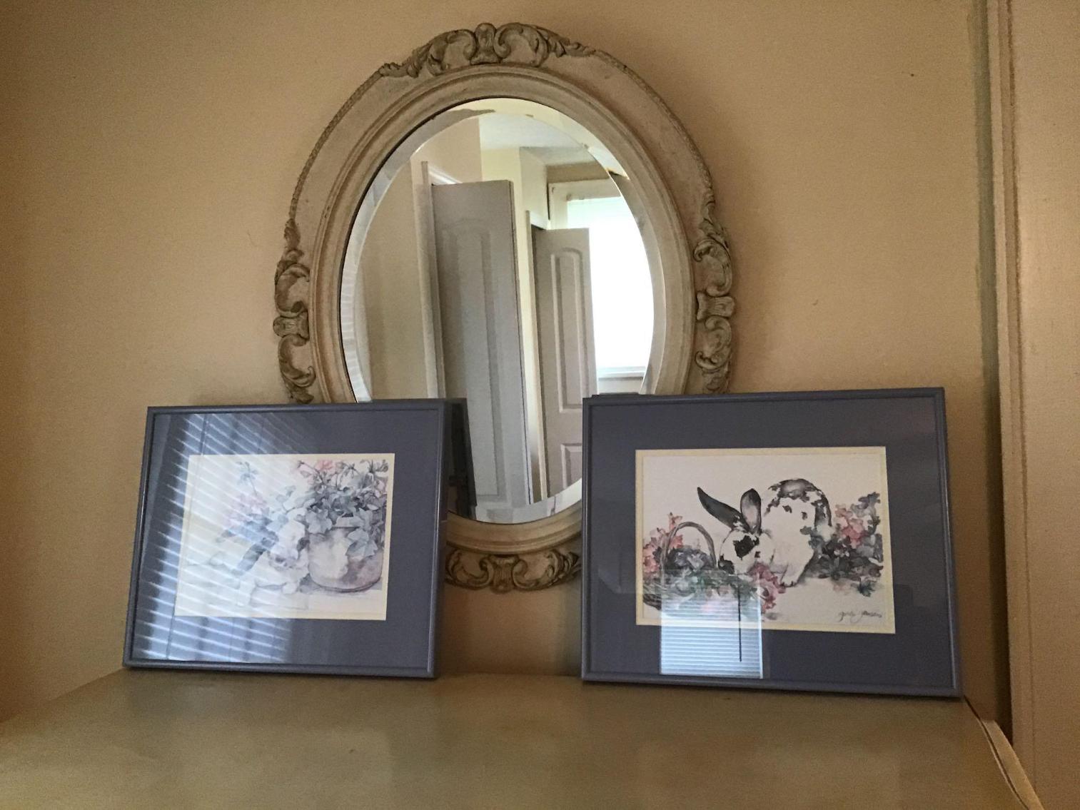 Image for Mirror and 2 Prints 