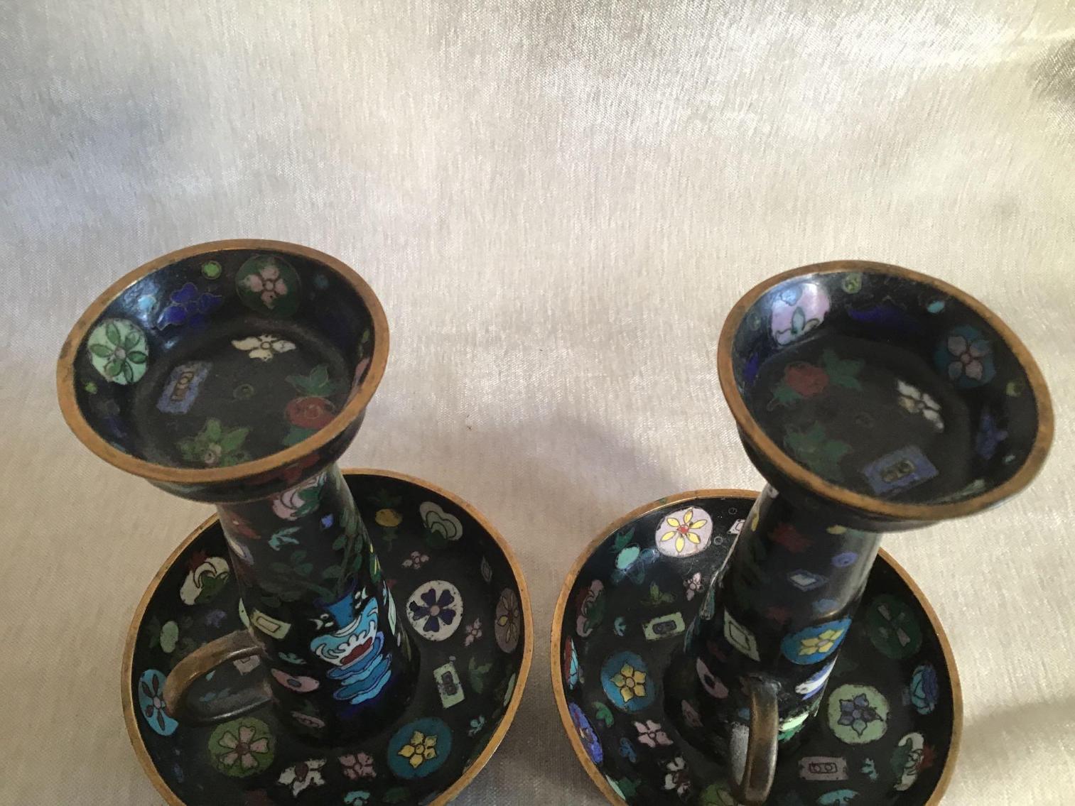 Image for Cloisonné Candleholders