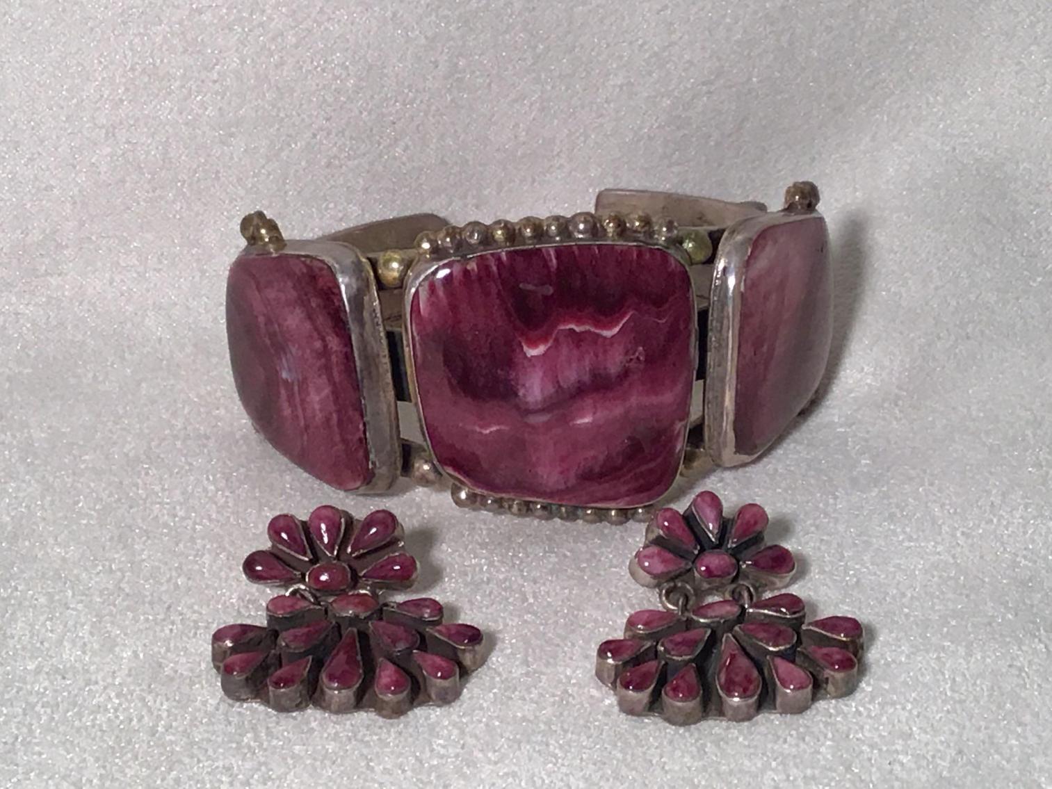 Image for Vintage Native American style Bracelet and Earrings