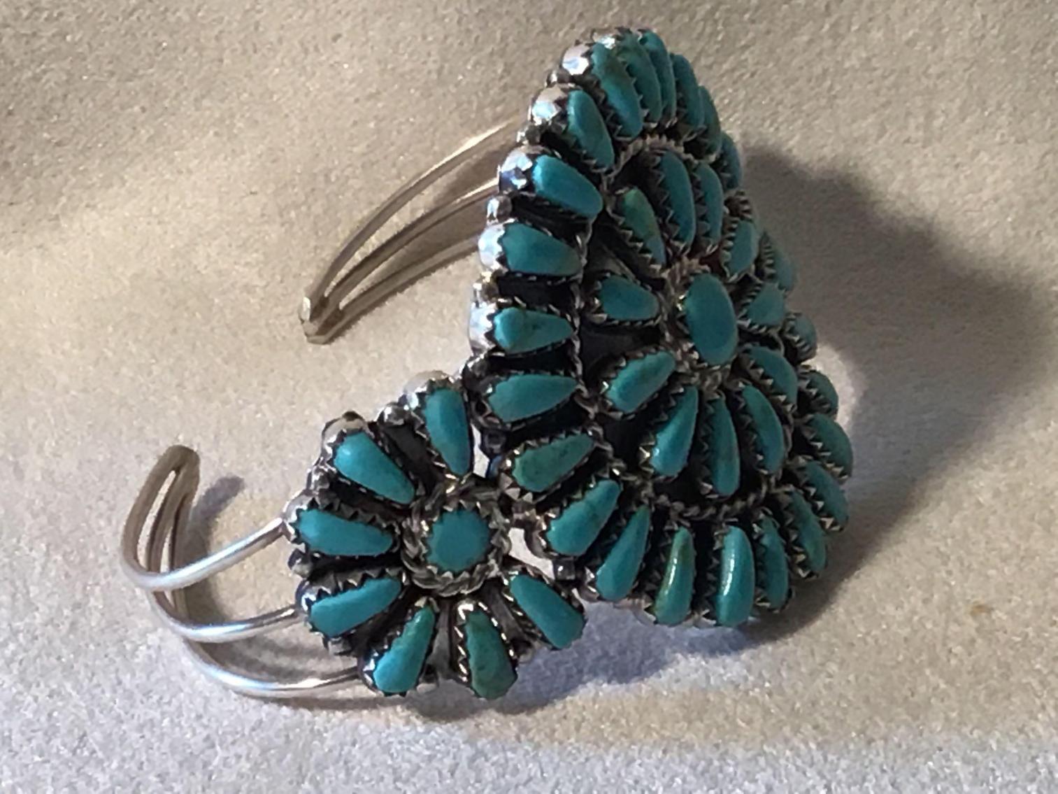 Image for Native American Style Sterling and Turquoise 