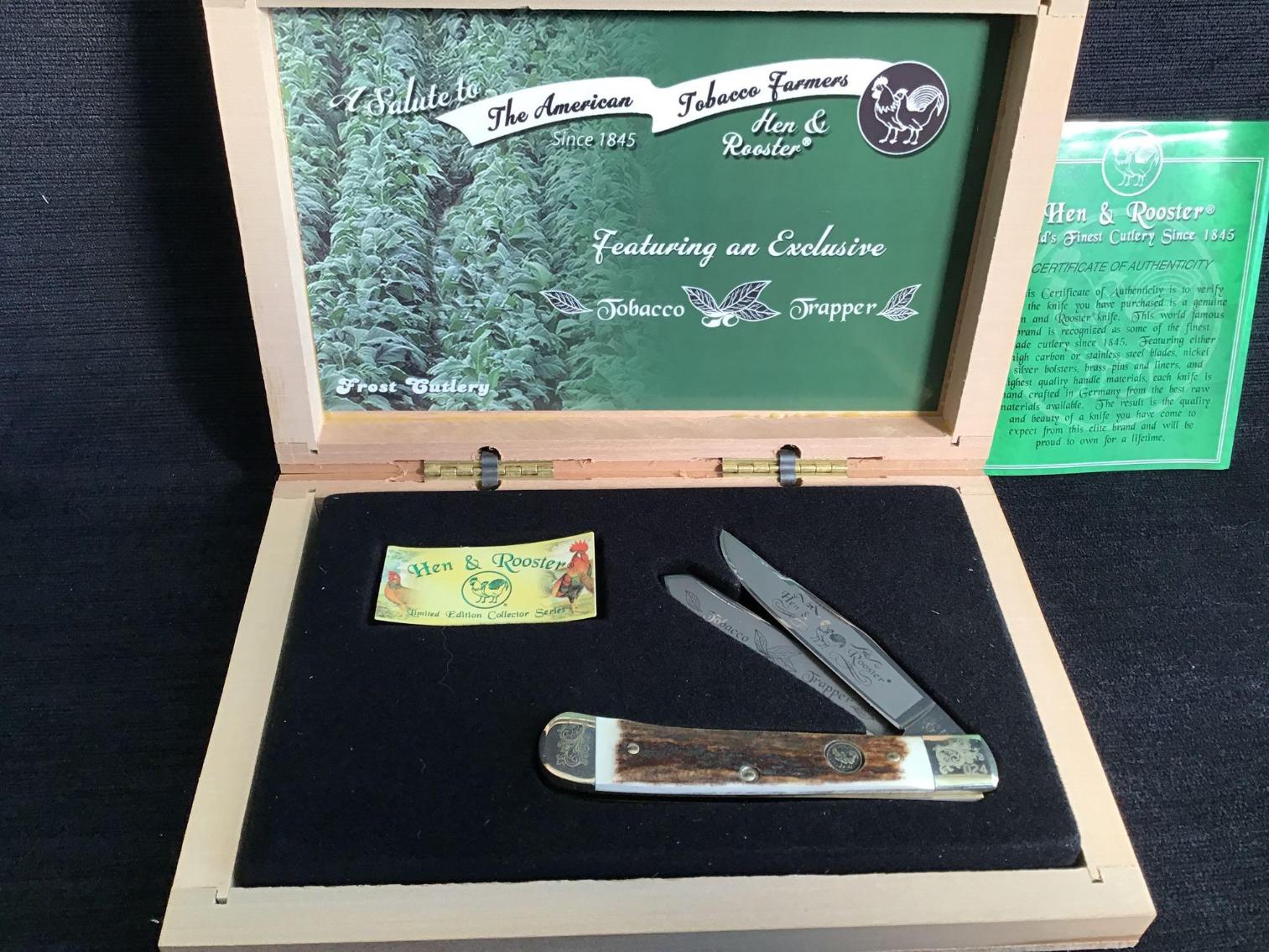 Image for Frost Cutlery Hen and Rooster Tobacco Trapper 