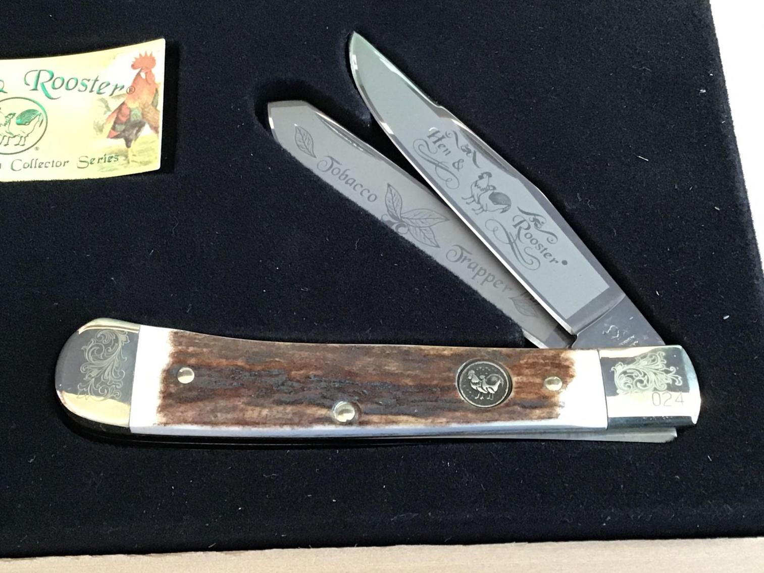 Image for Frost Cutlery Hen and Rooster Tobacco Trapper 