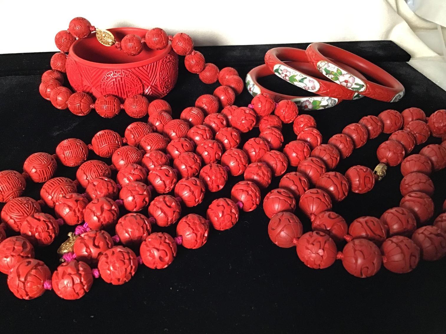 Image for Cinnabar Bead Necklaces and Bracelets