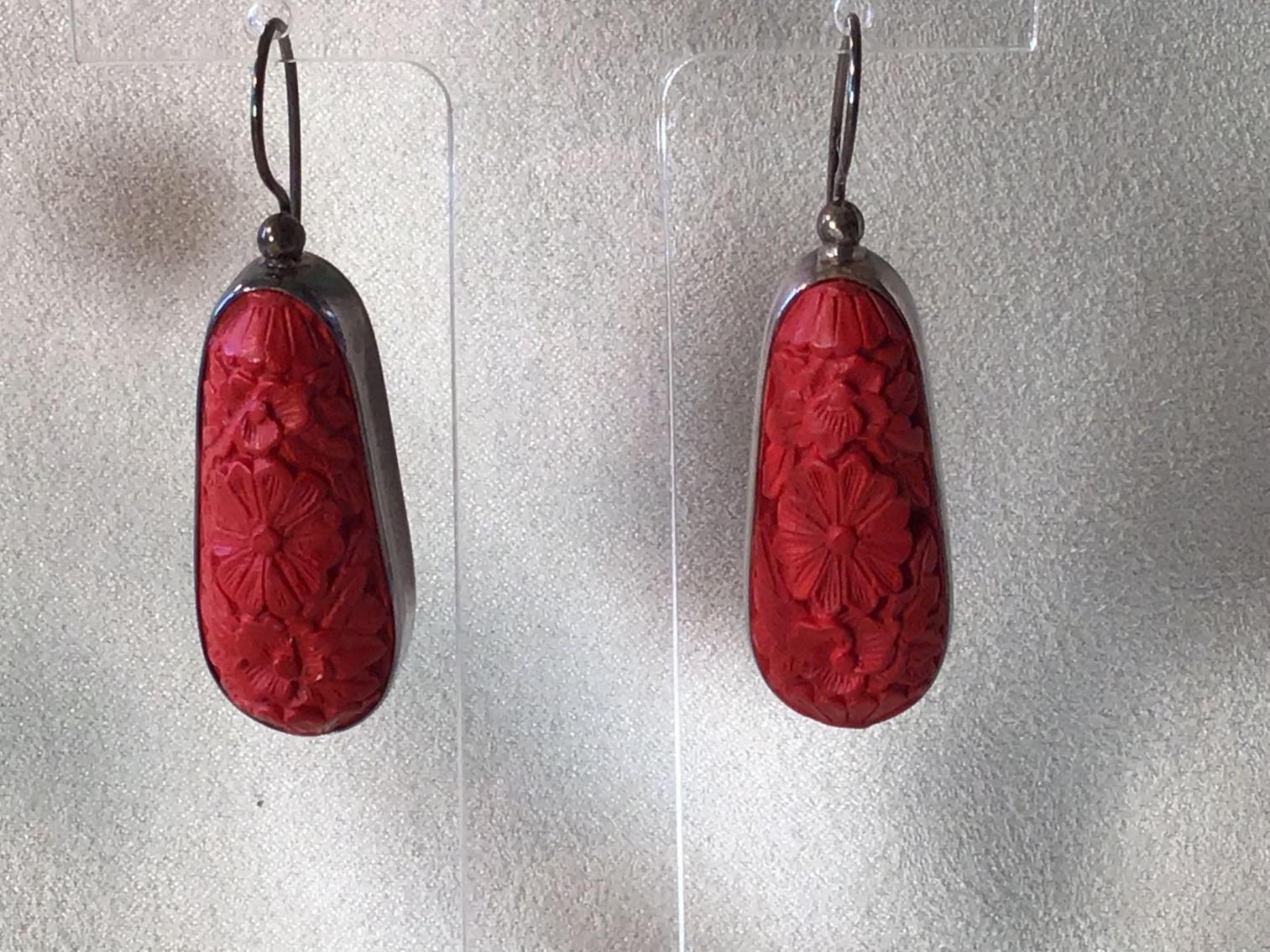 Image for Cinnabar and Sterling Silver Jewelry