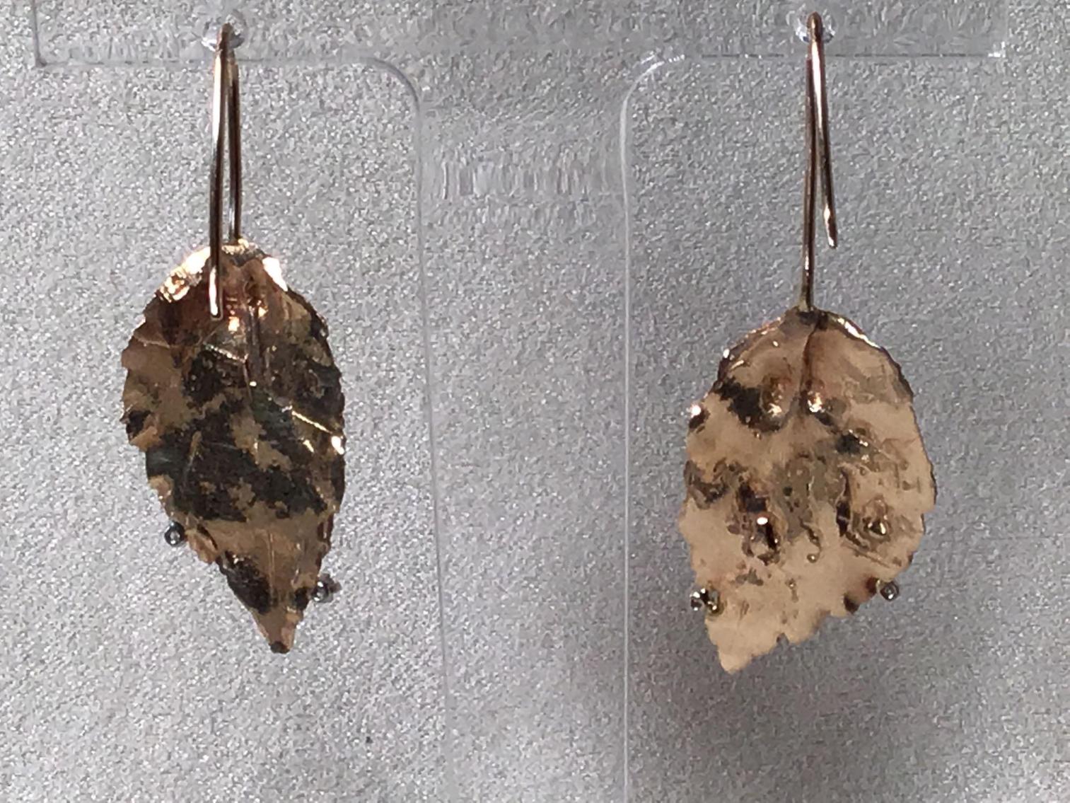 Image for Leaf Style Pendant and Earrings Set 