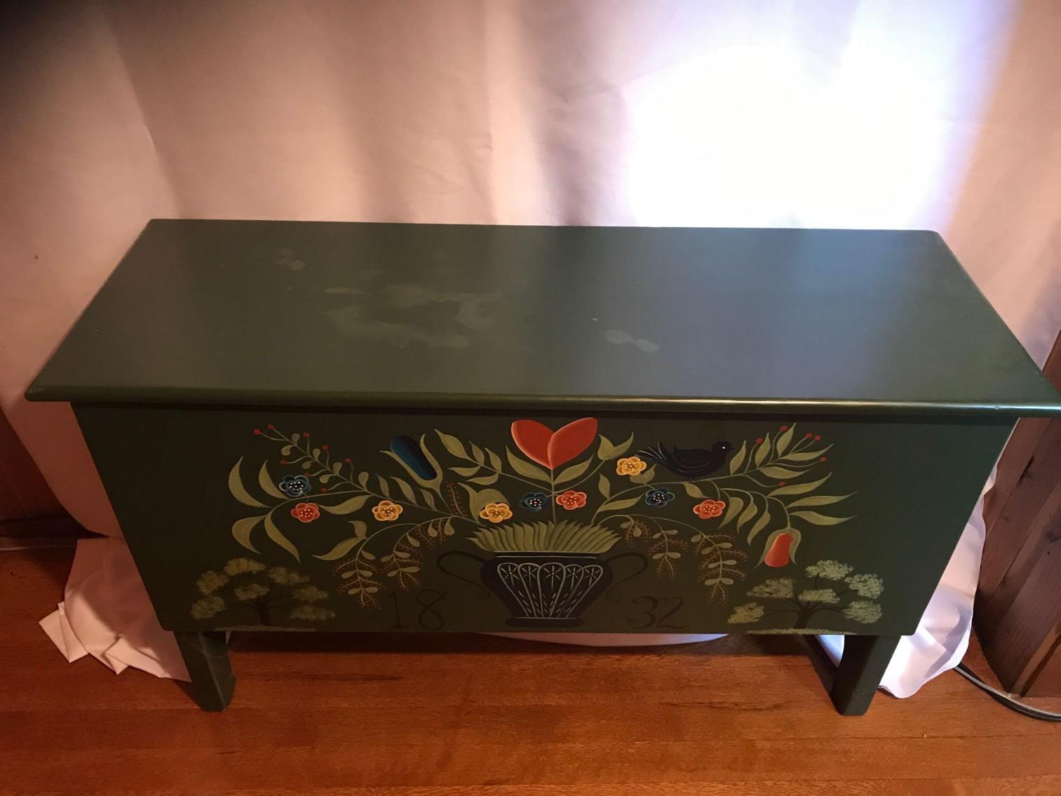 Image for Reproduction Painted Pine Chest