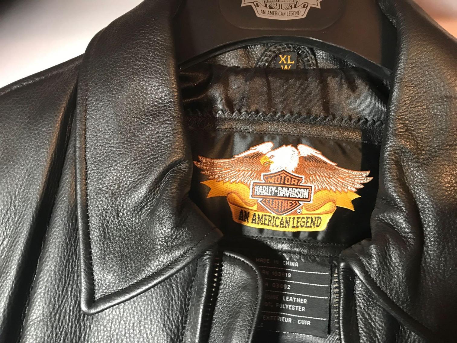 Image for Vintage Harley Davidson Leather Jacket - Ladies XL