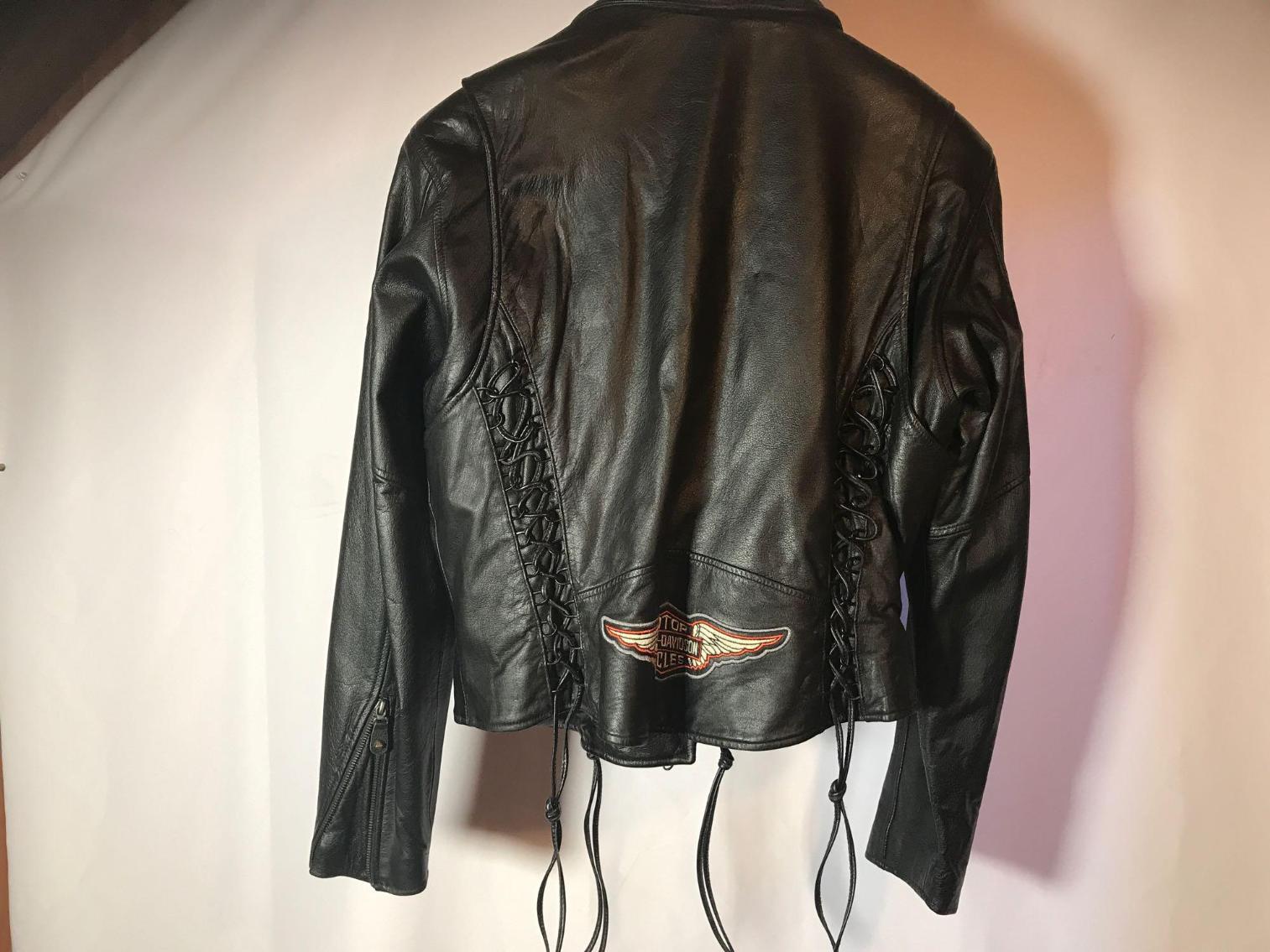 Image for Vintage Harley Ladies Leather Jacket 