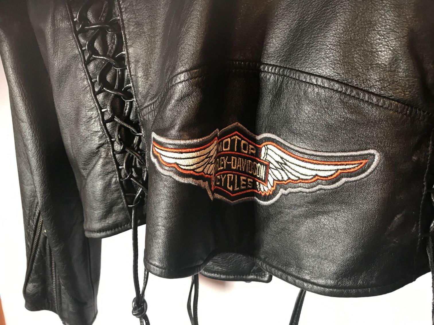 Image for Vintage Harley Ladies Leather Jacket 