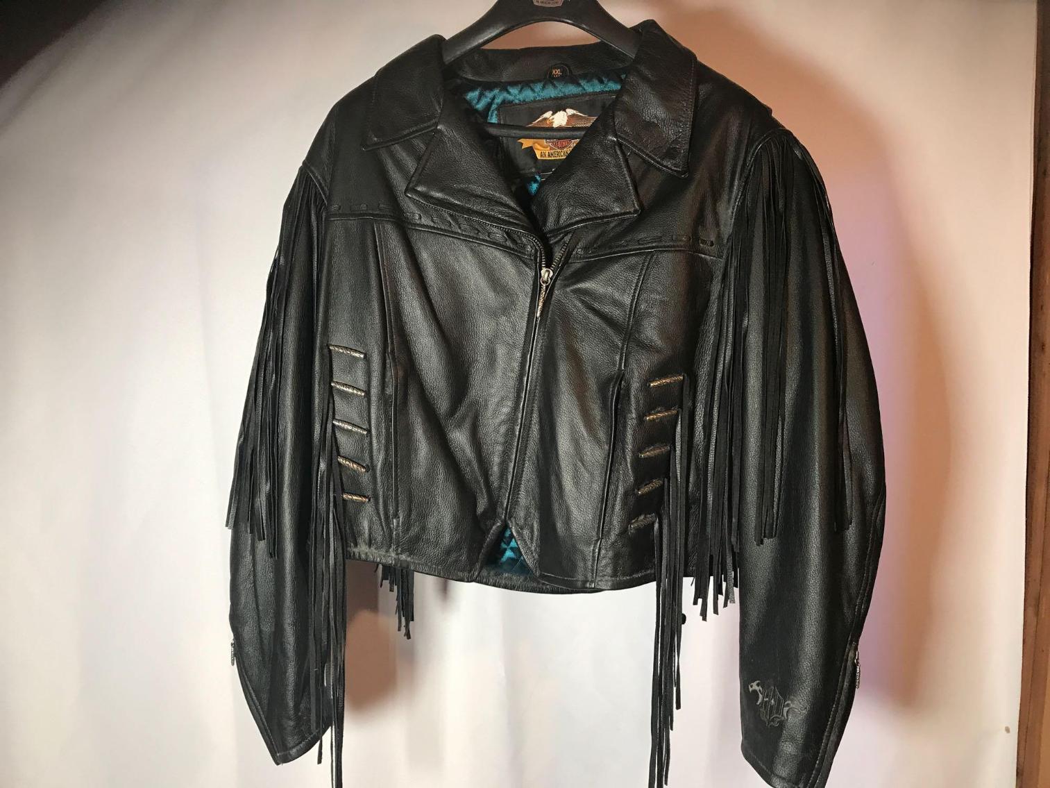 Image for Vintage Harley Davidson Ladies Leather Jacket and Pants Set