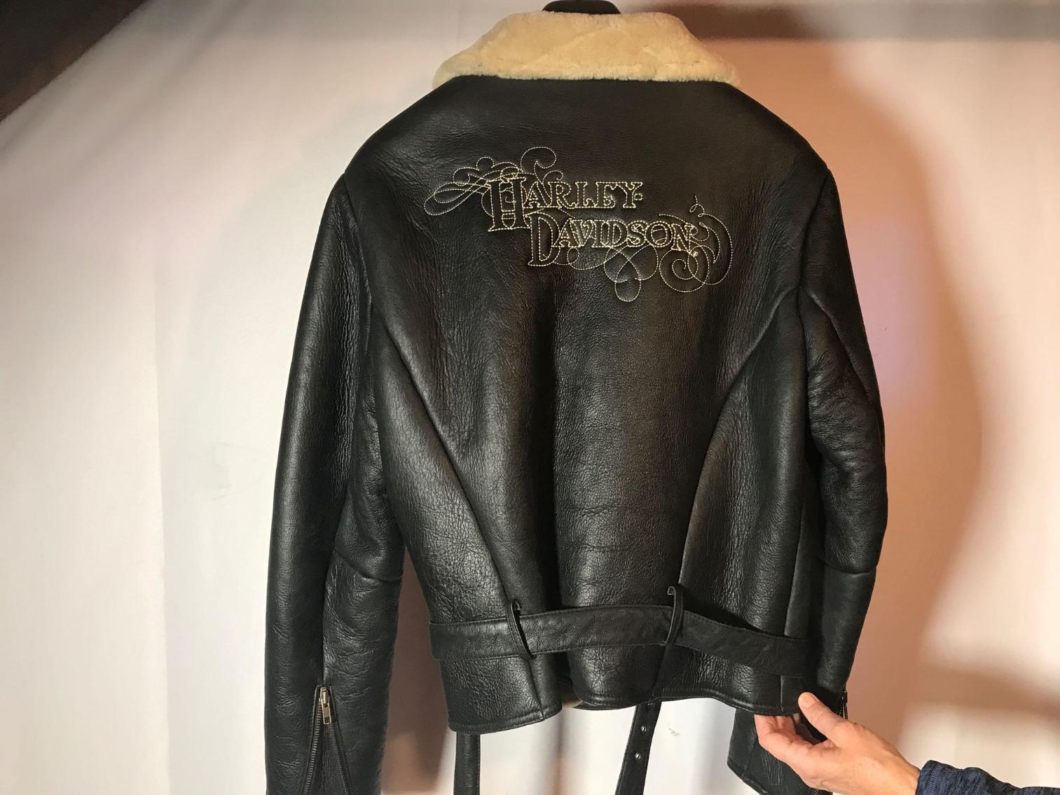 Image for Vintage Harley Davidson Leather Jacket with Sheep’s Skin Lining