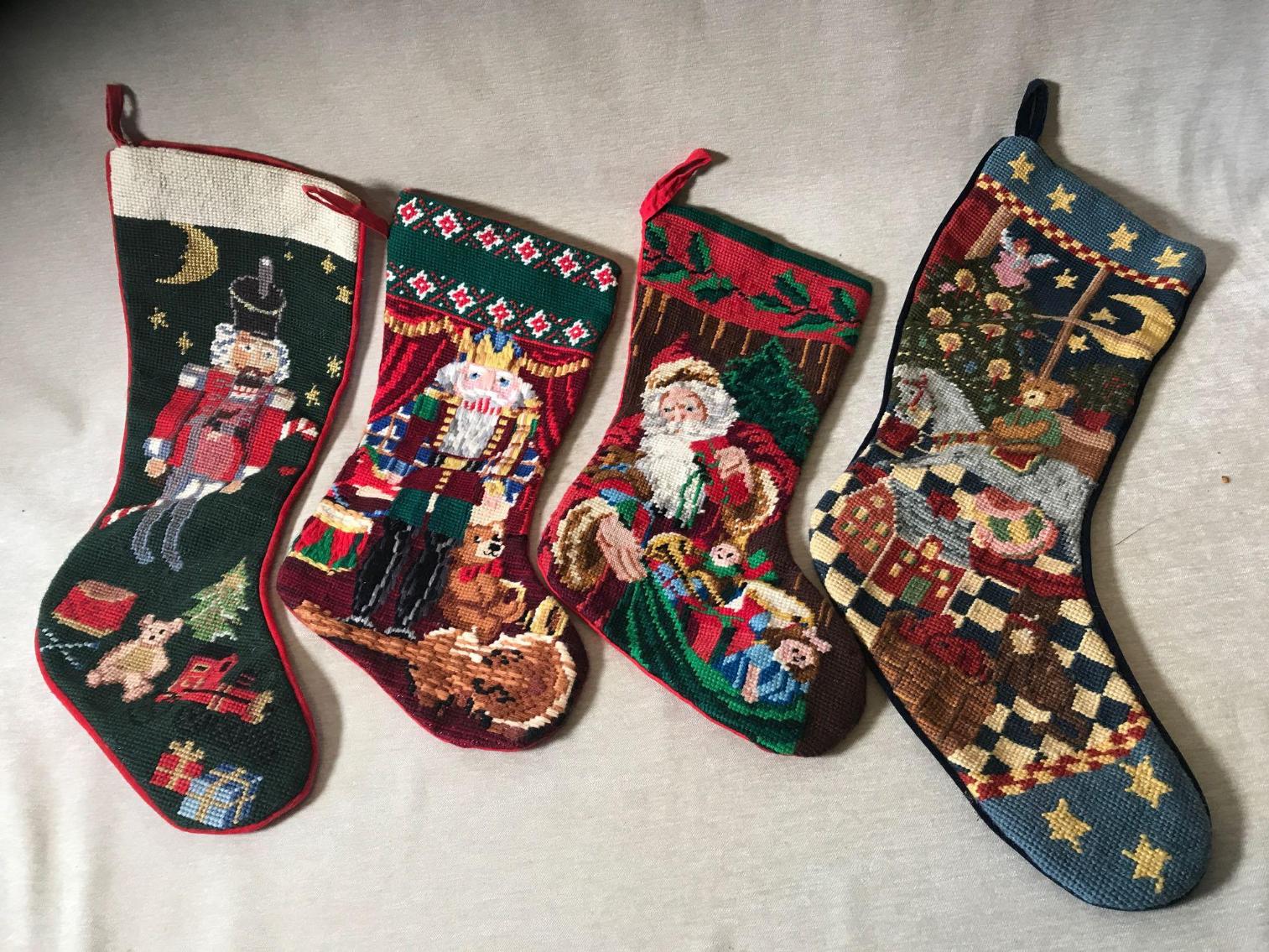 Image for Needlepoint Pillows & Christmas Stockings