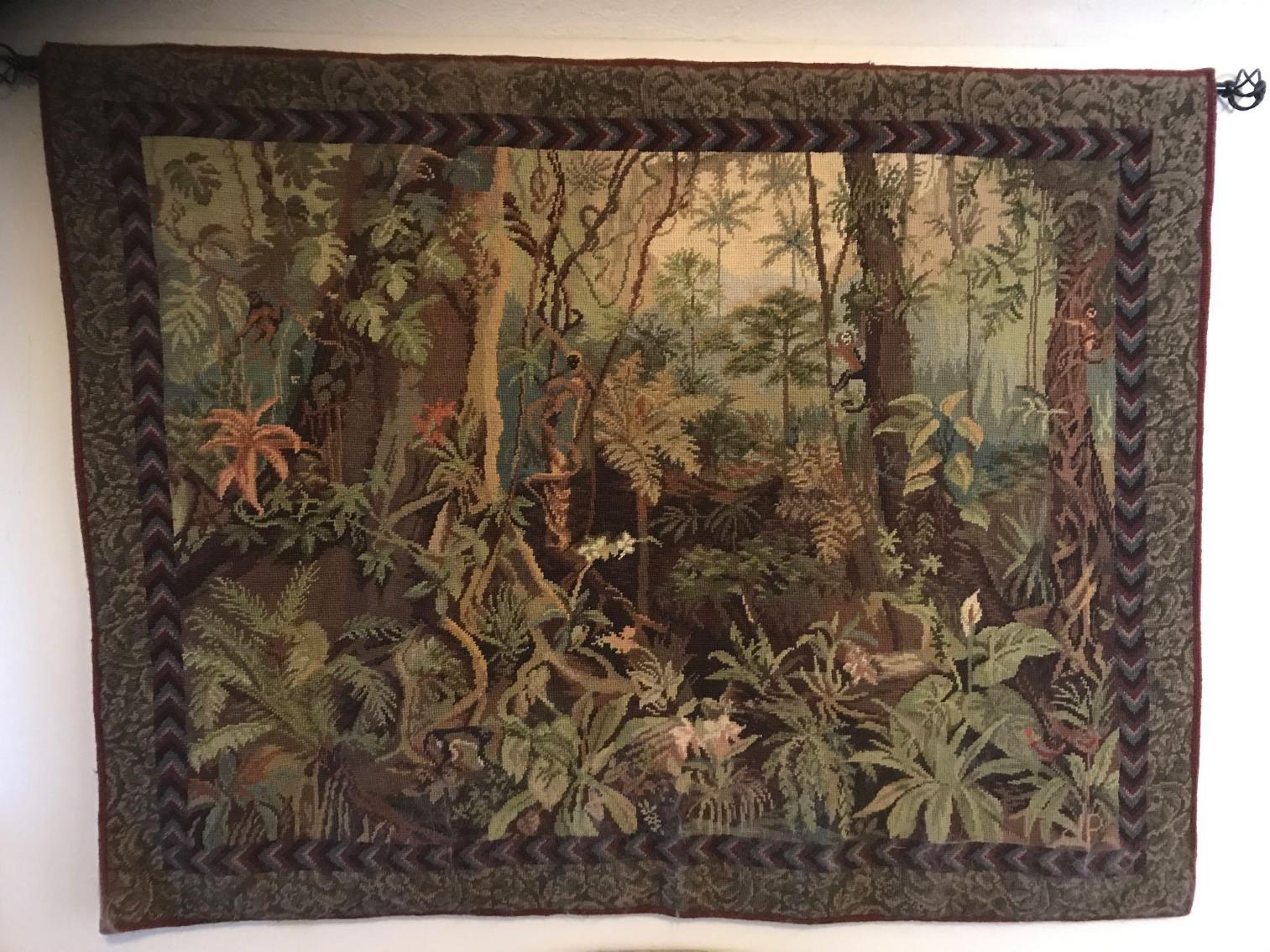Image for Hand Made Needlepoint Wall Hanging