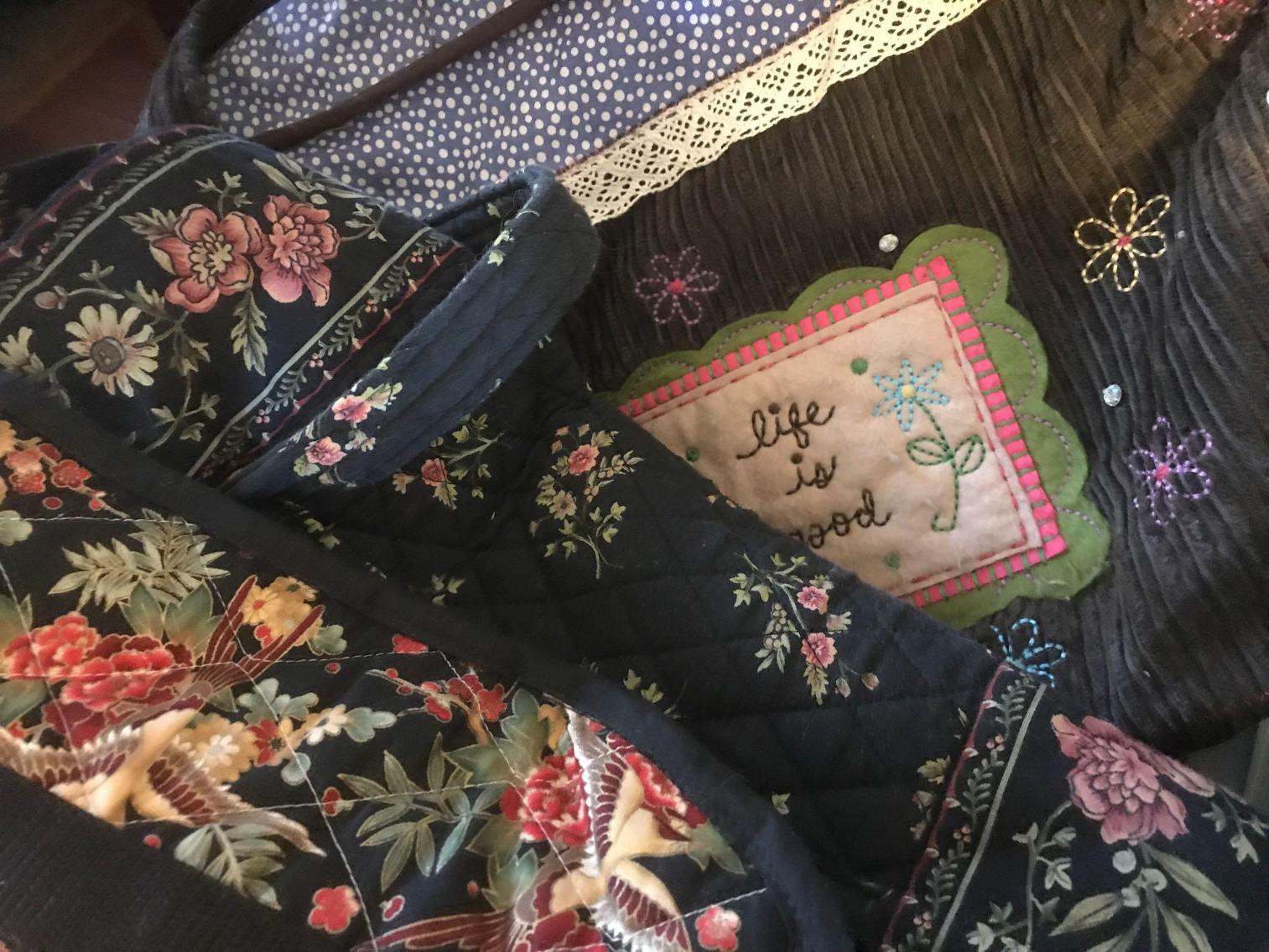 Image for Large Lot of Tote and Craft Bags 