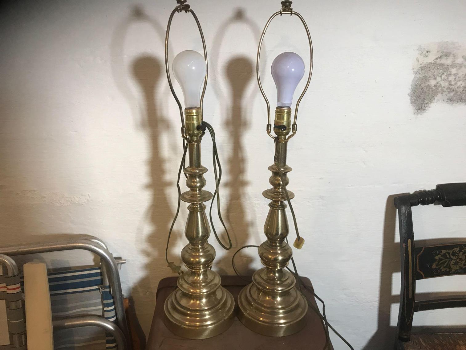 Image for Pair of White Lamps 