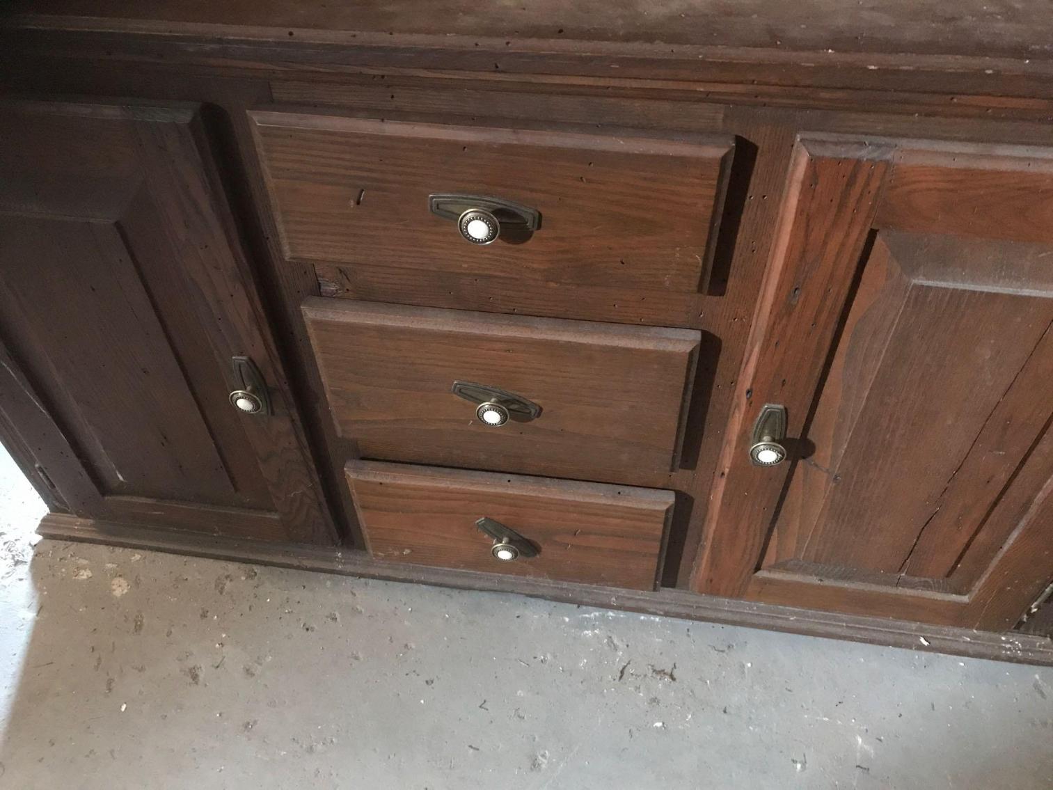 Image for Wormy Chestnut Step Back Cupboard