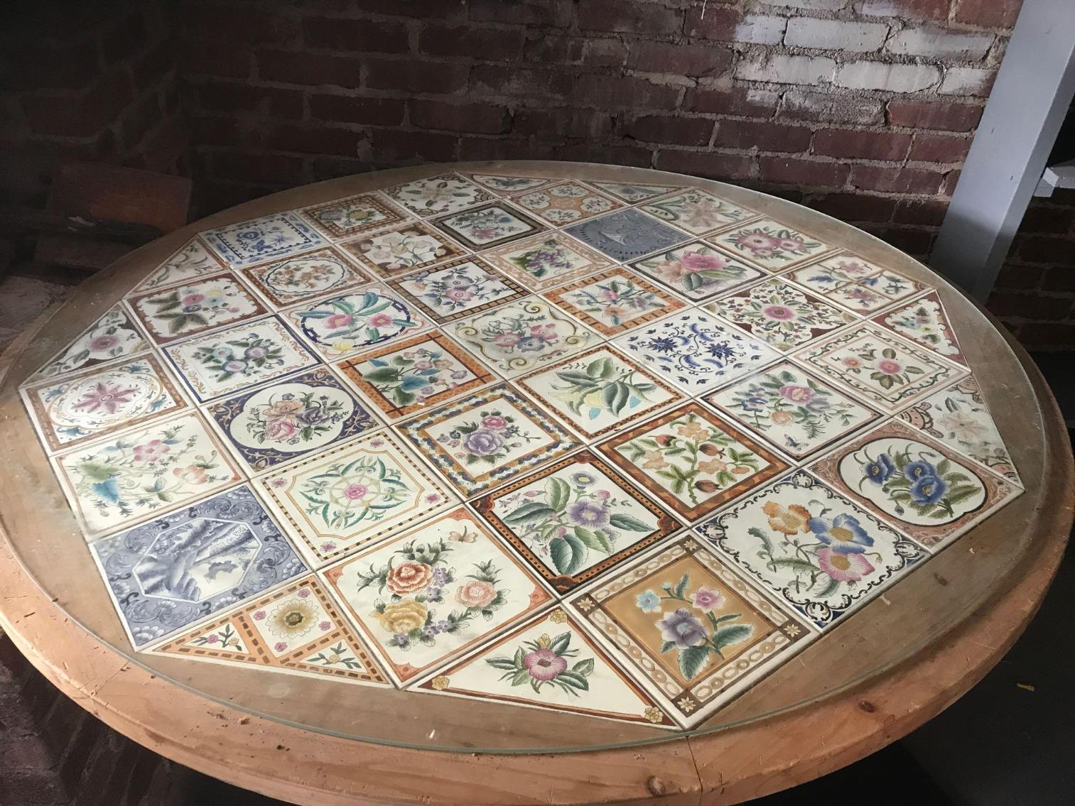 Image for Table with Tile Top