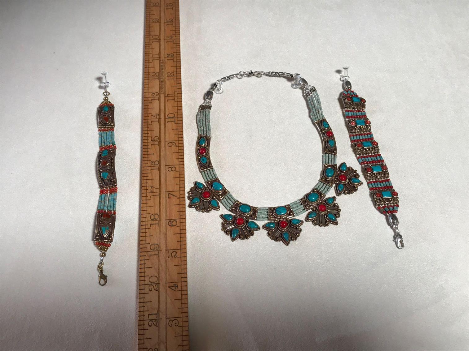 Image for Native American Style Necklace and Bracelets