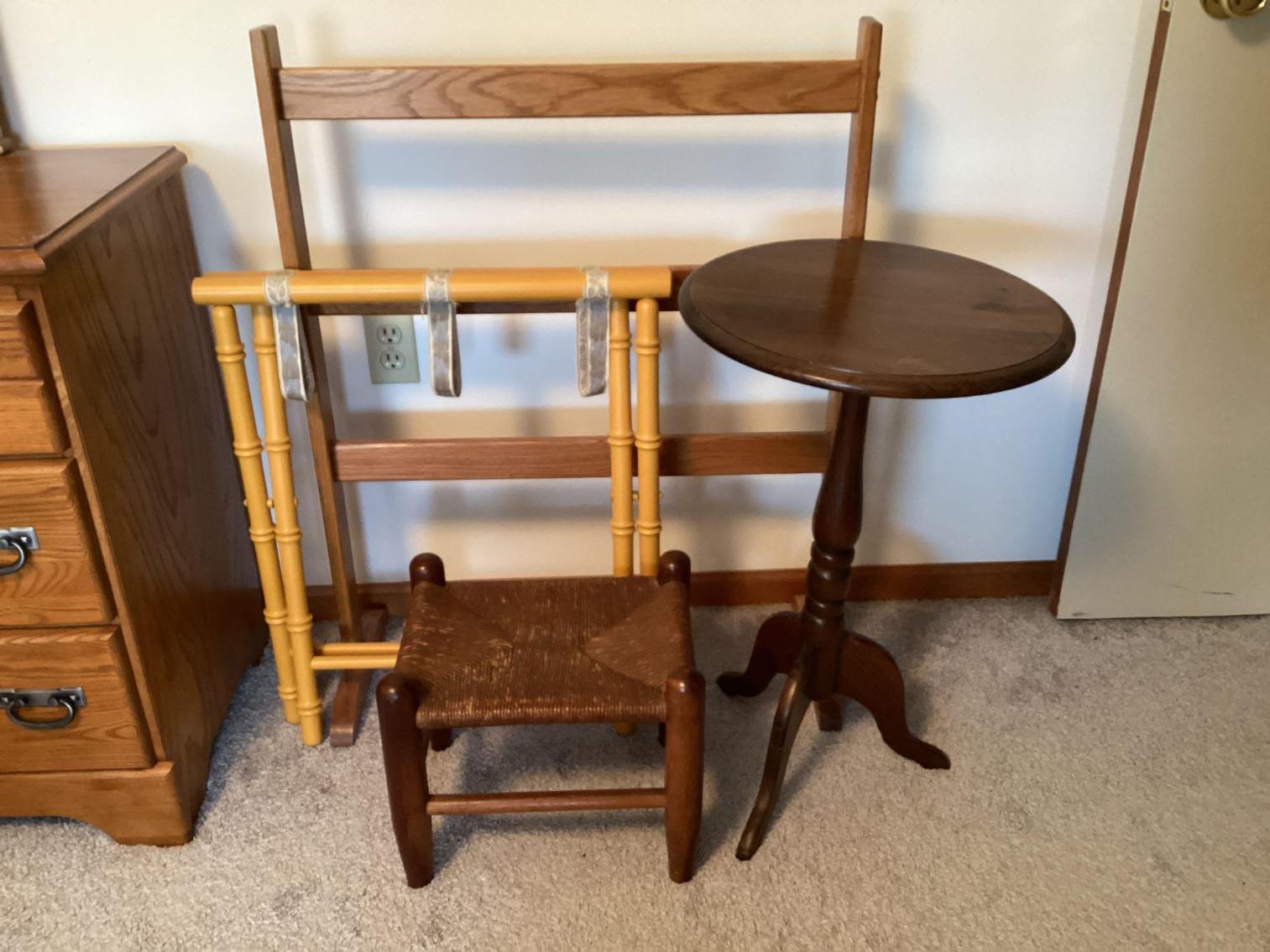Image for Quilt Stand, Stool, Candle Stand, and Luggage Rack