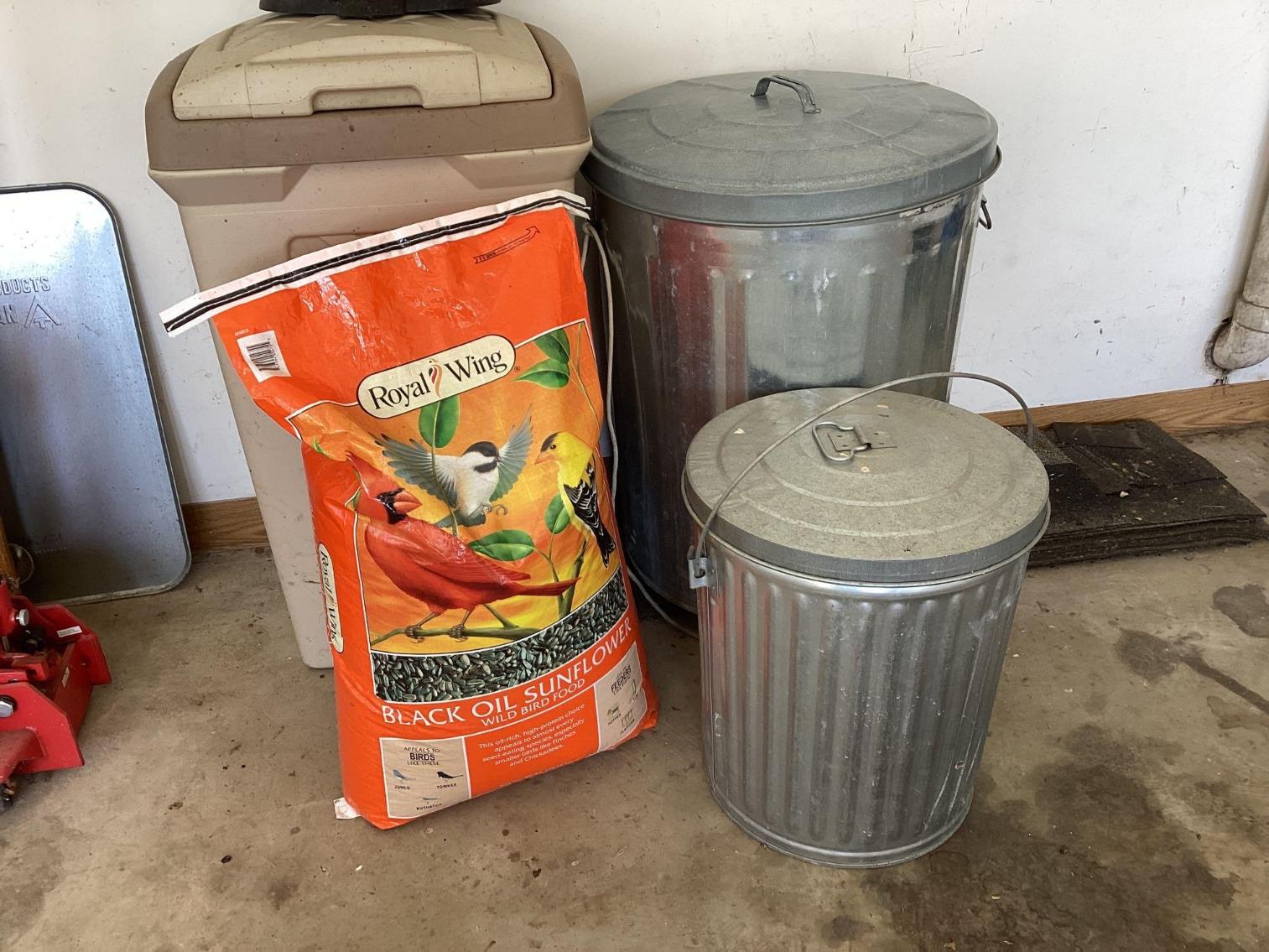 Image for Bird Seed and Trash Cans