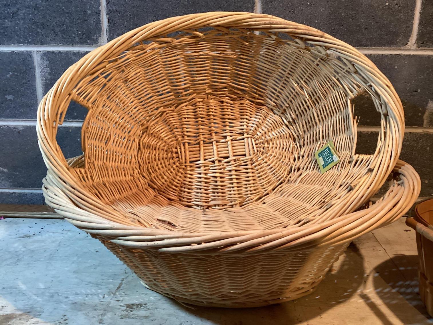 Image for Wicker Laundry Baskets
