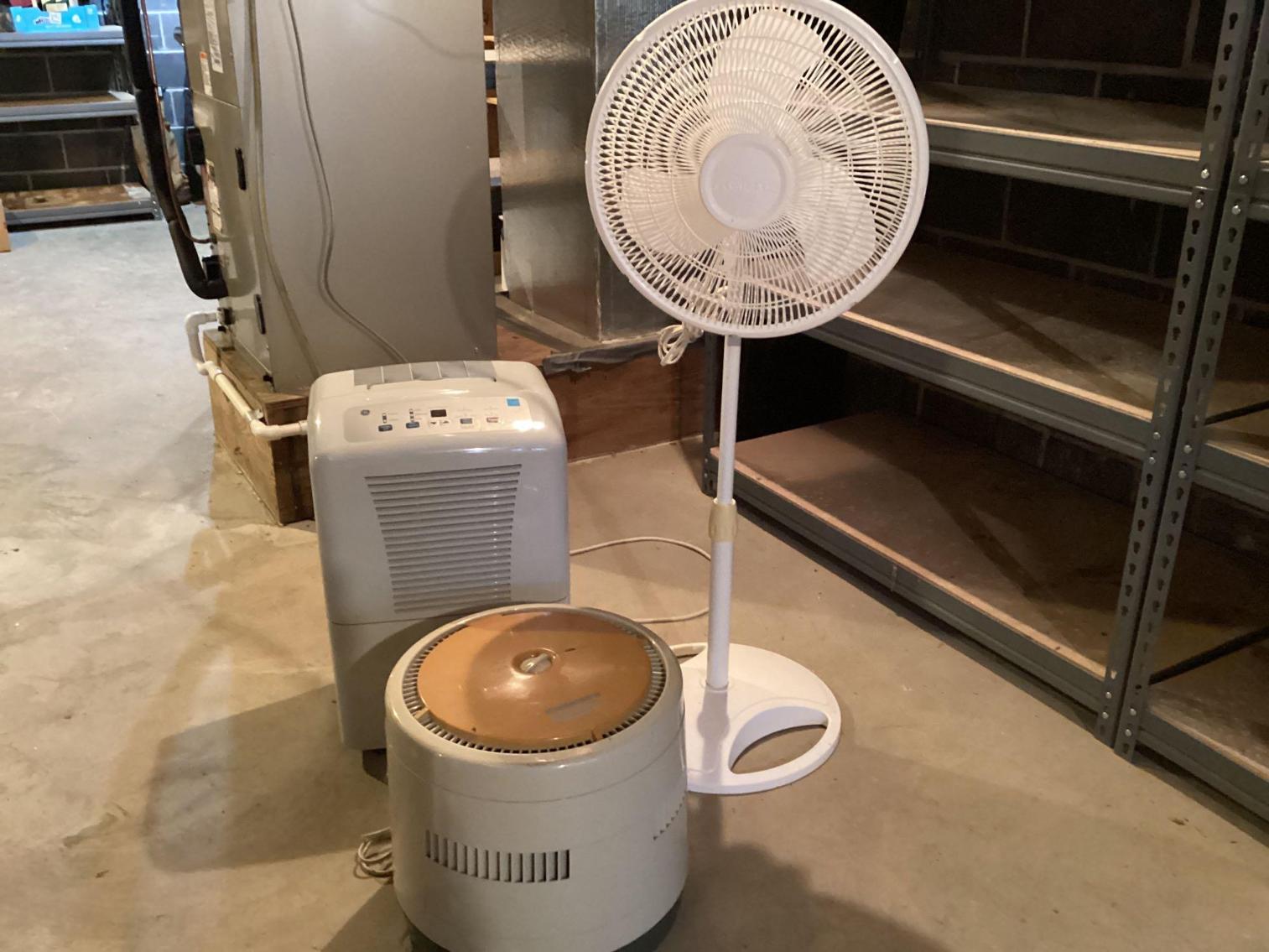 Image for Dehumidifier and Fans