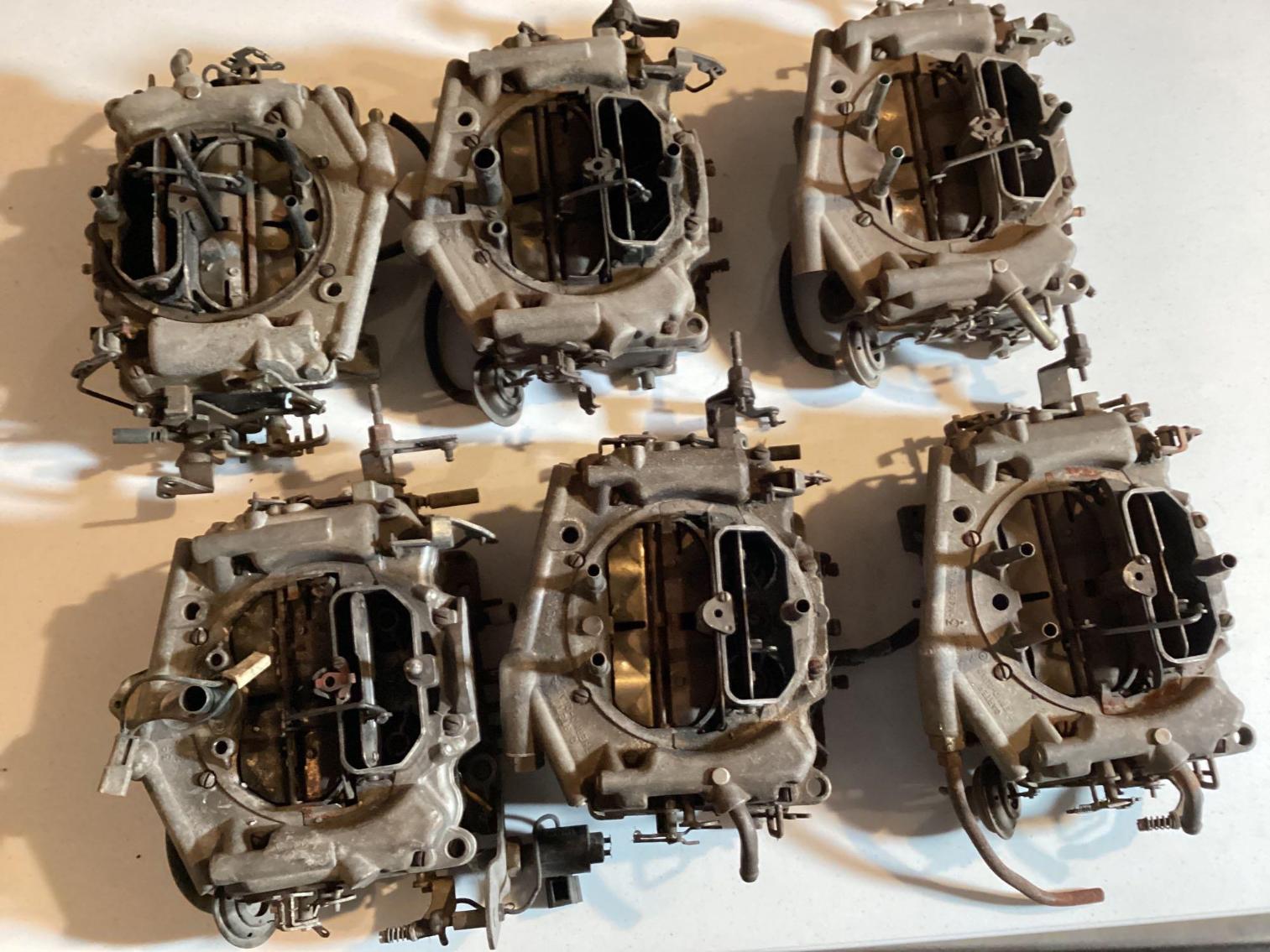 Image for 6 Carter ThermoQuad Carburetors 