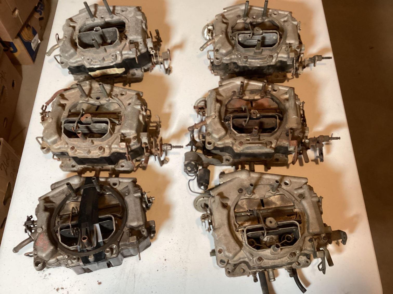 Image for 6 Carter ThermoQuad Carburetors 