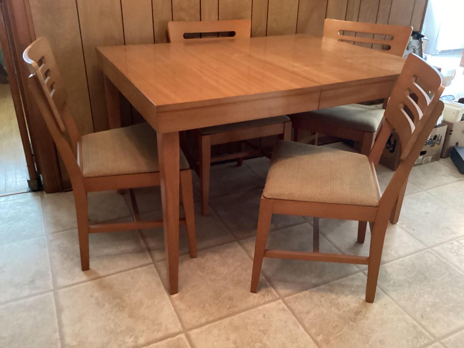 Image for Mid Century Modern Dining Table and Chairs